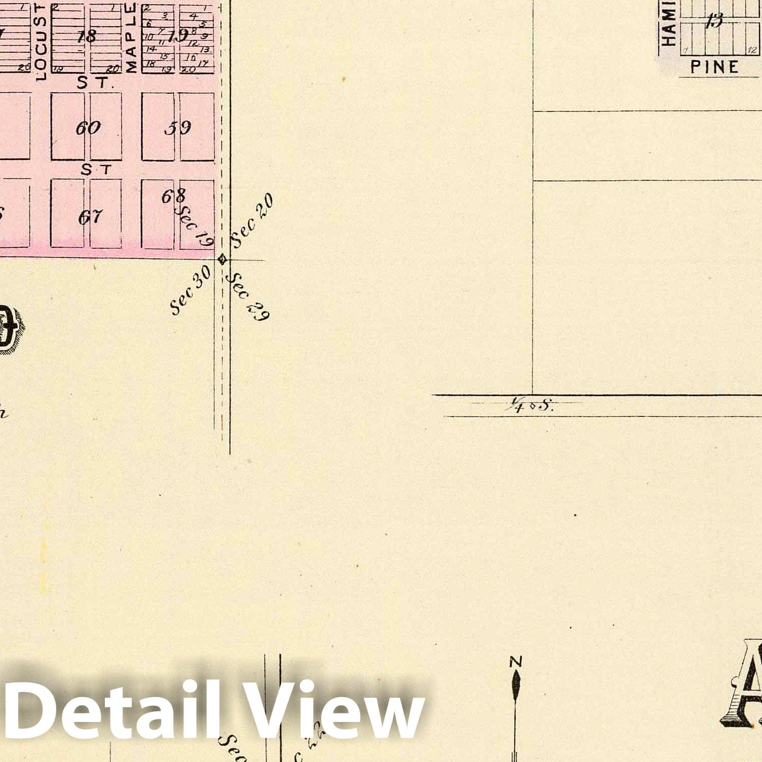 Bellwood, Risings, Ulysses, Arborville, Nebraska - Railroad Map, 1885