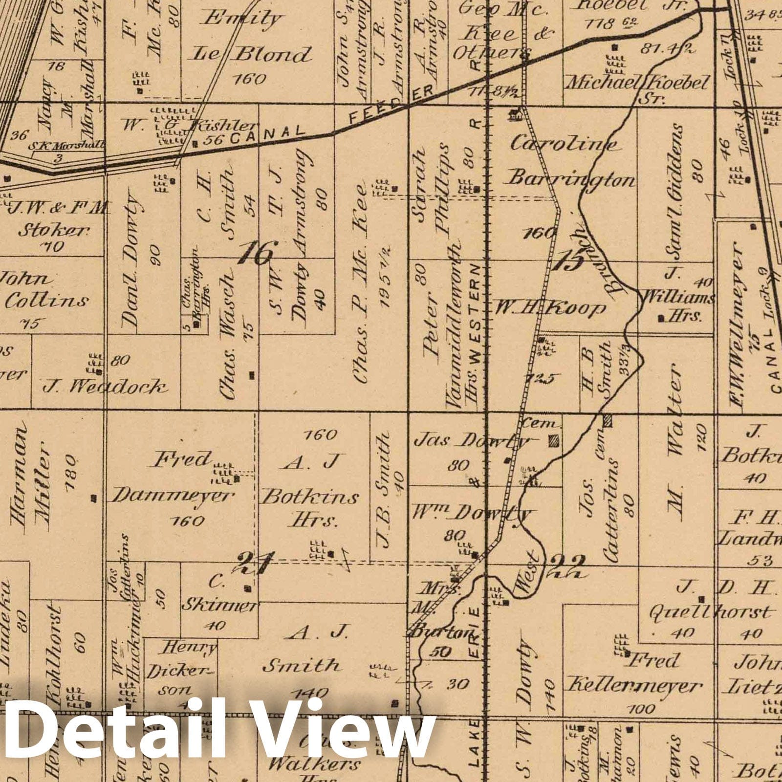 St. Marys, Auglaize County, Ohio - Property Map, 1880