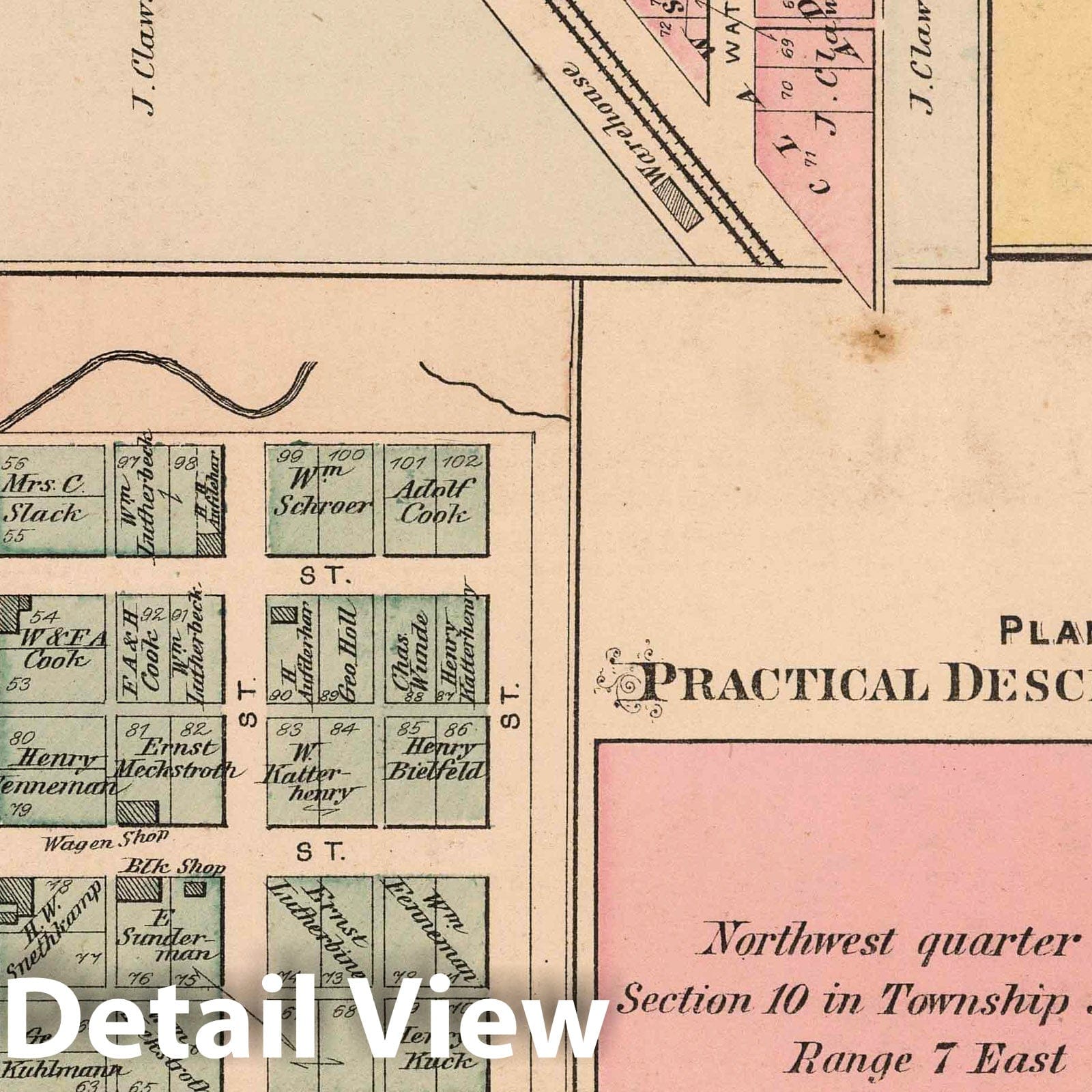 New Knoxville Township, Buckland Township, New Paris Township, Auglaize County, Ohio - Property Map, 1880