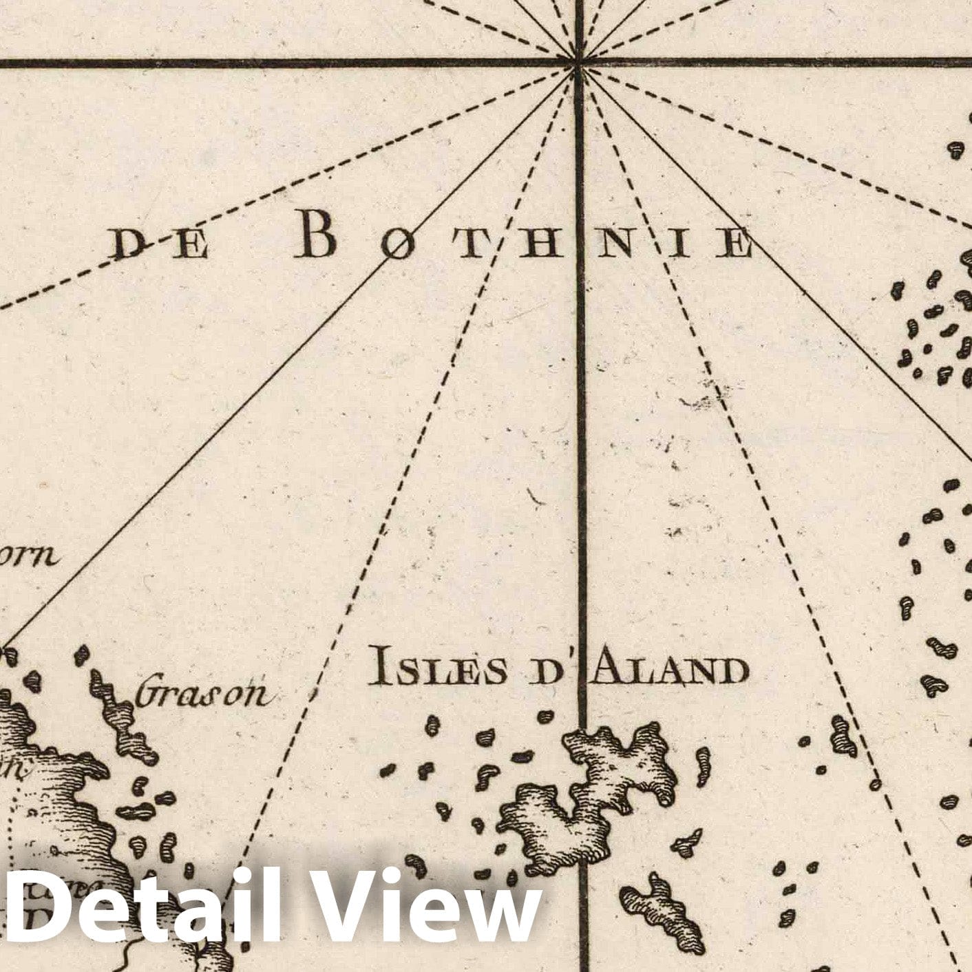 Gulf of Bothnia - Nautical Chart, 1764 - Bellin Historical Map Print