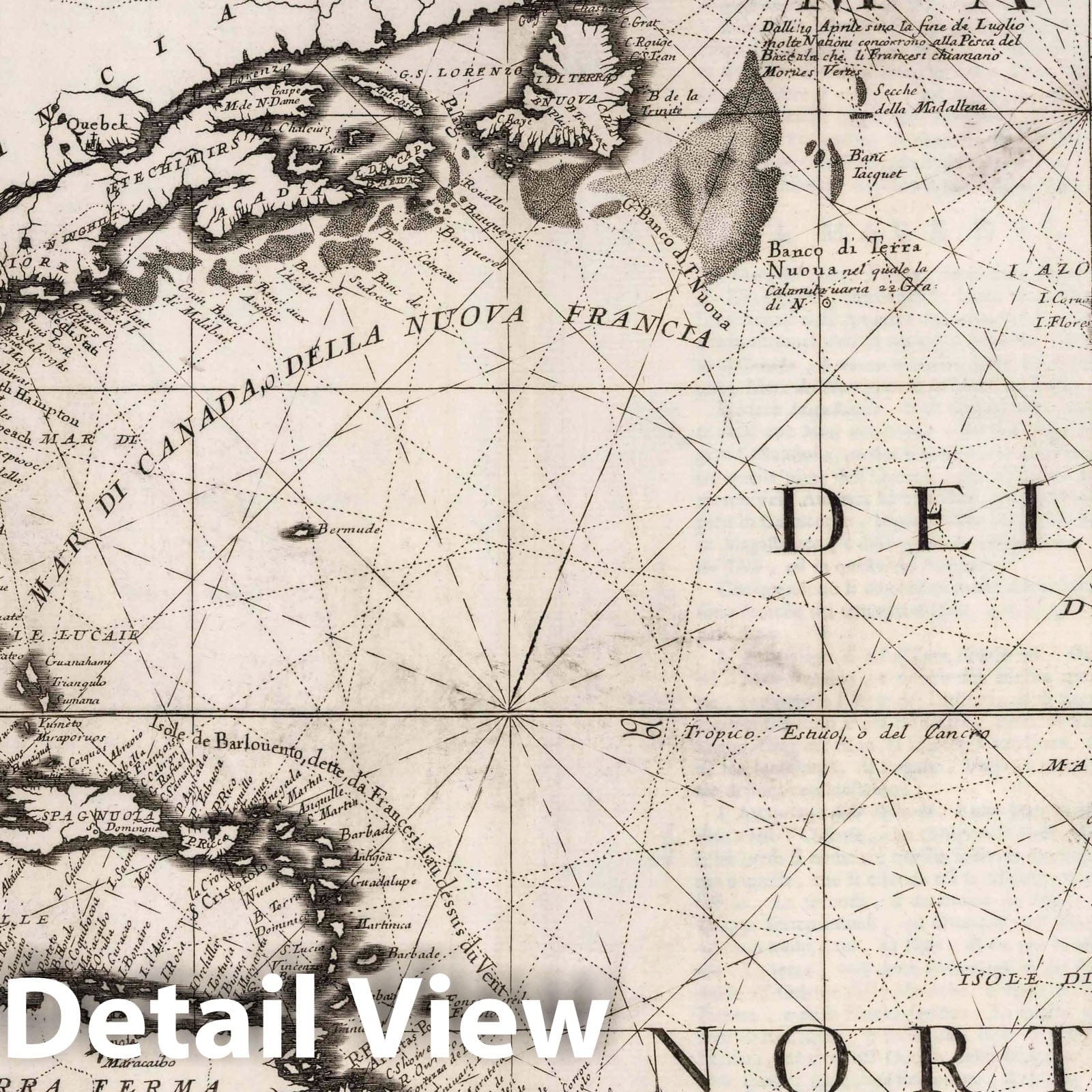 North Sea - River Map, 1693 - Coronelli Atlante Veneto