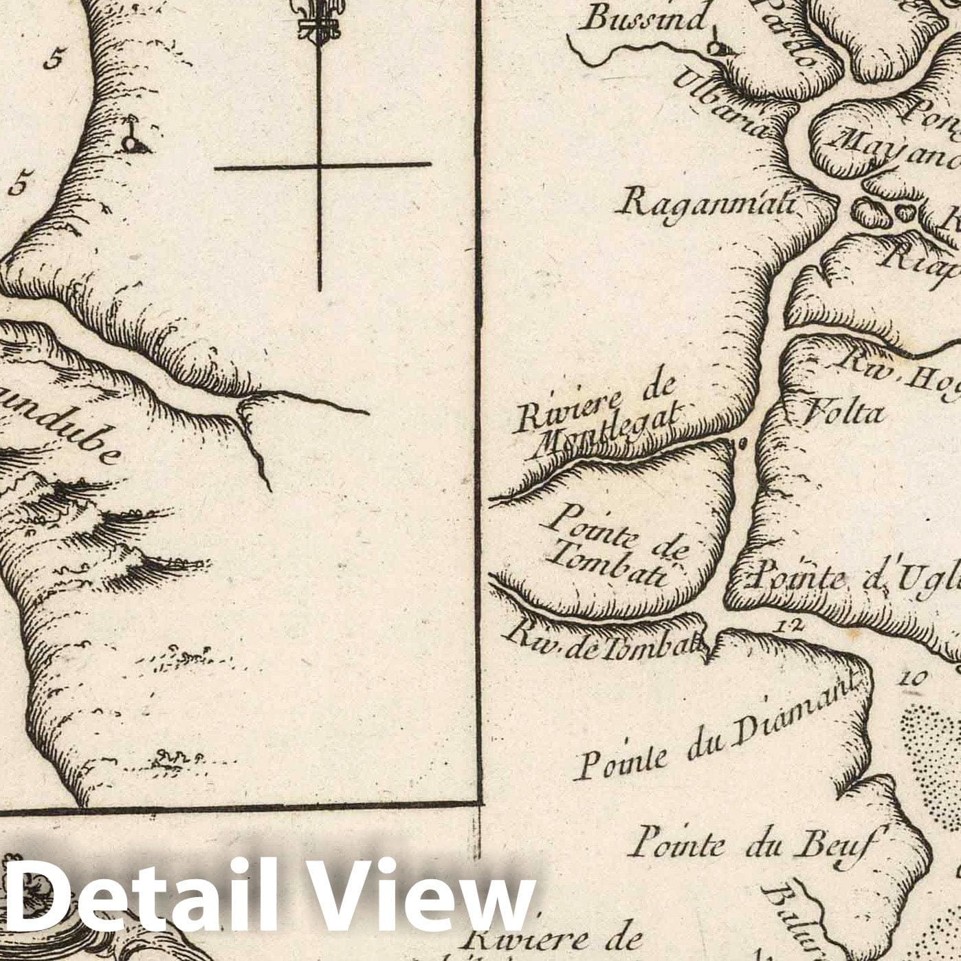 Ganges River, India - Nautical Chart, 1764 - Historical Map Print