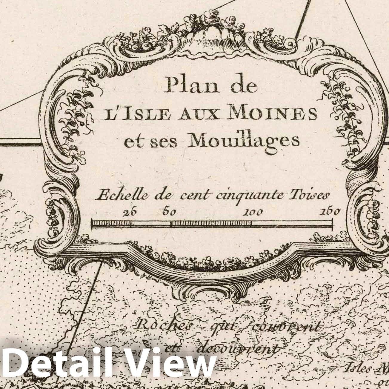 Seven Isles and Isle aux Moines, Brittany - Nautical Chart, 1764
