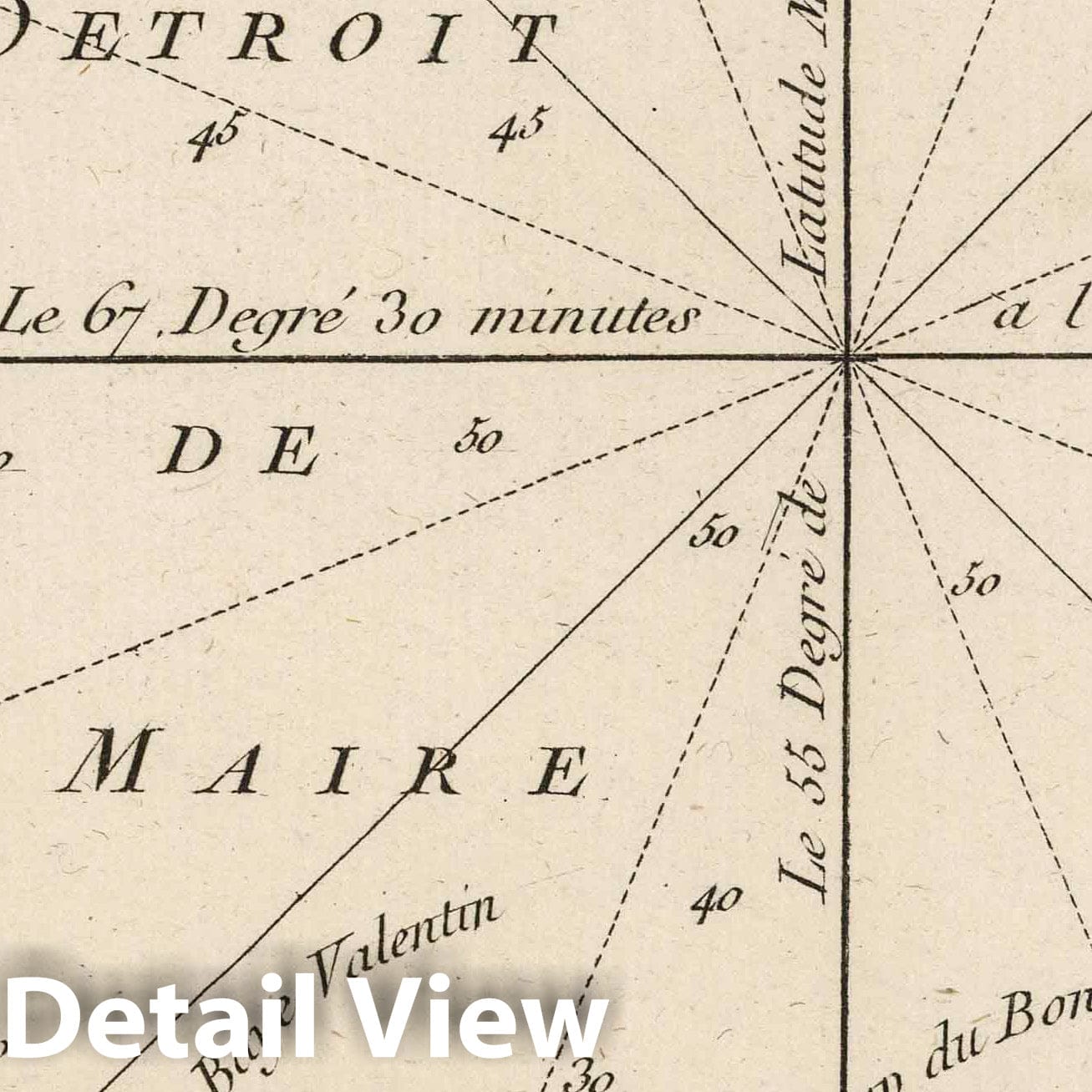 Strait of Magellan - Nautical Chart, 1764 by Bellin