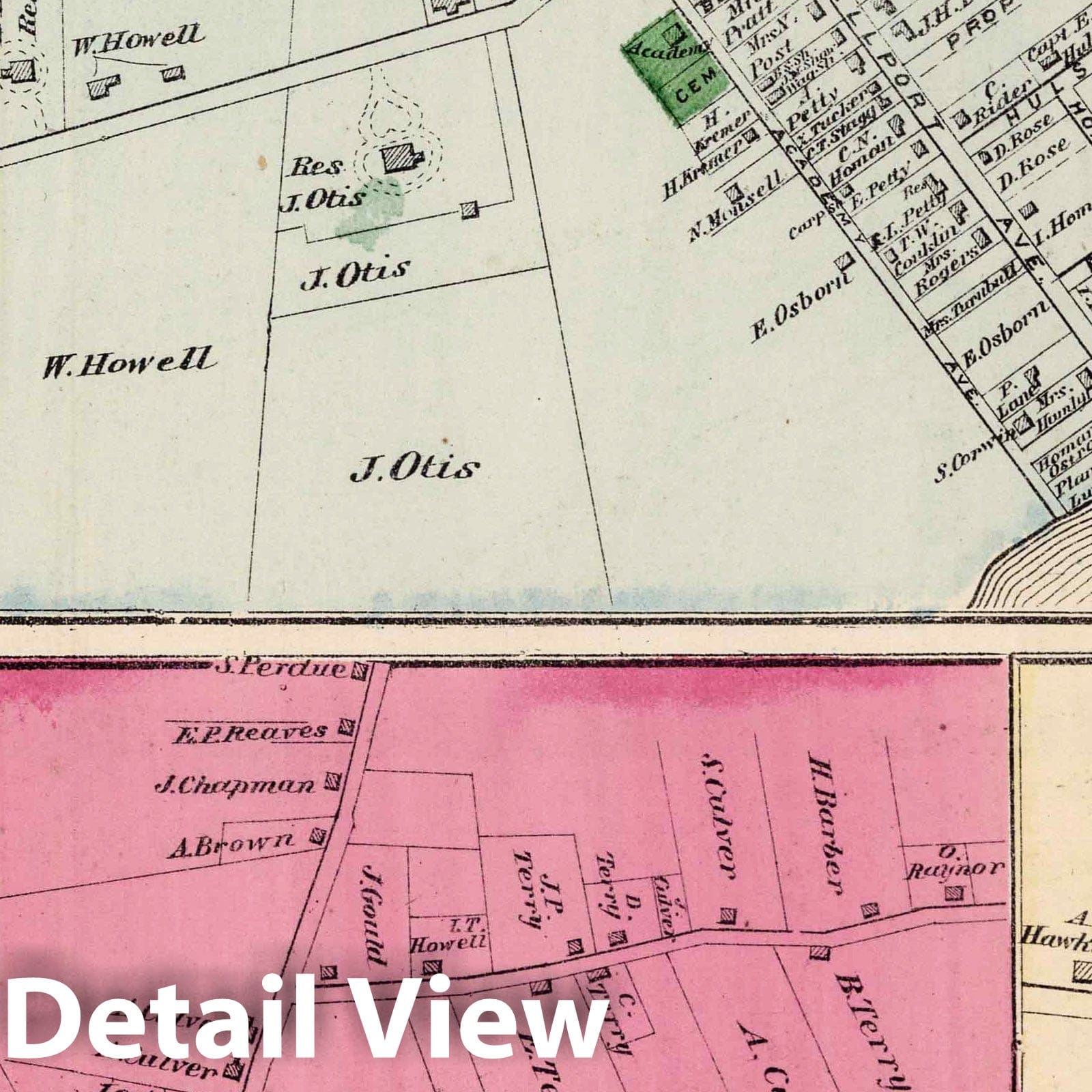 Bellport, East Moriches, Moriches, Manorville, Brookhaven, Long Island - Property Map, 1873