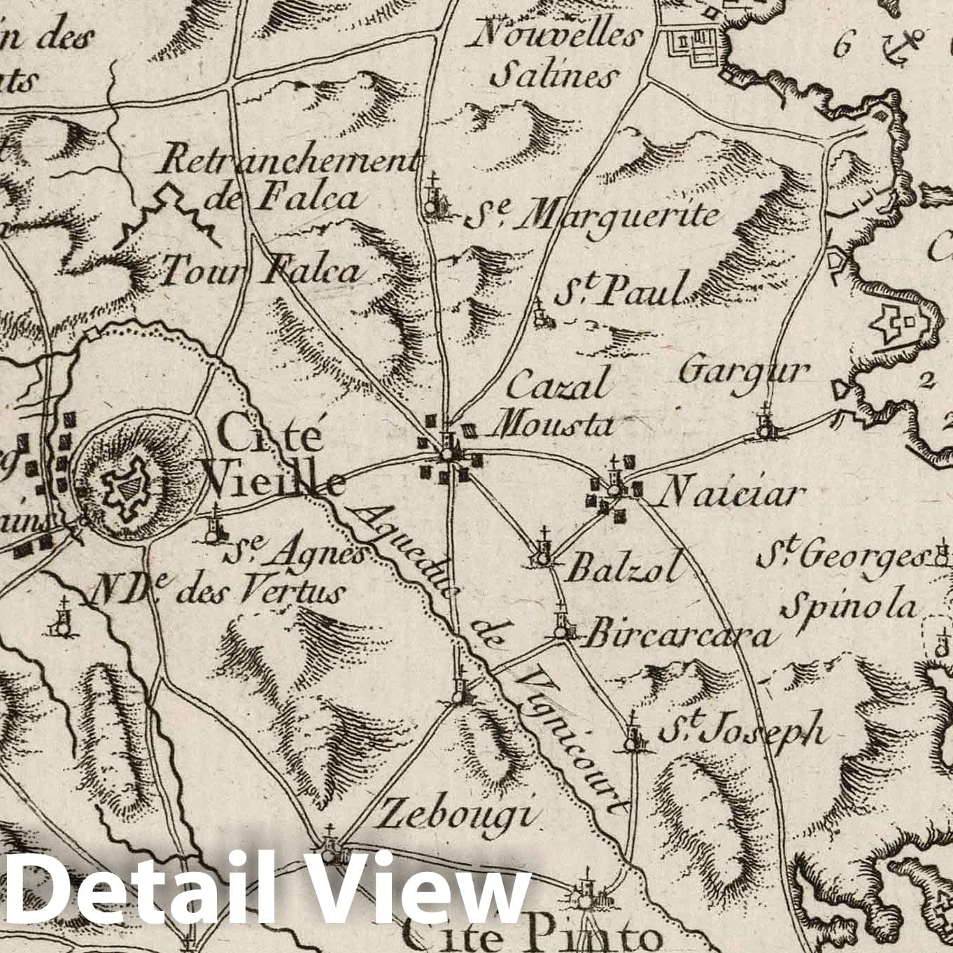 Malta - Nautical Chart, 1764 - Historical Map Print