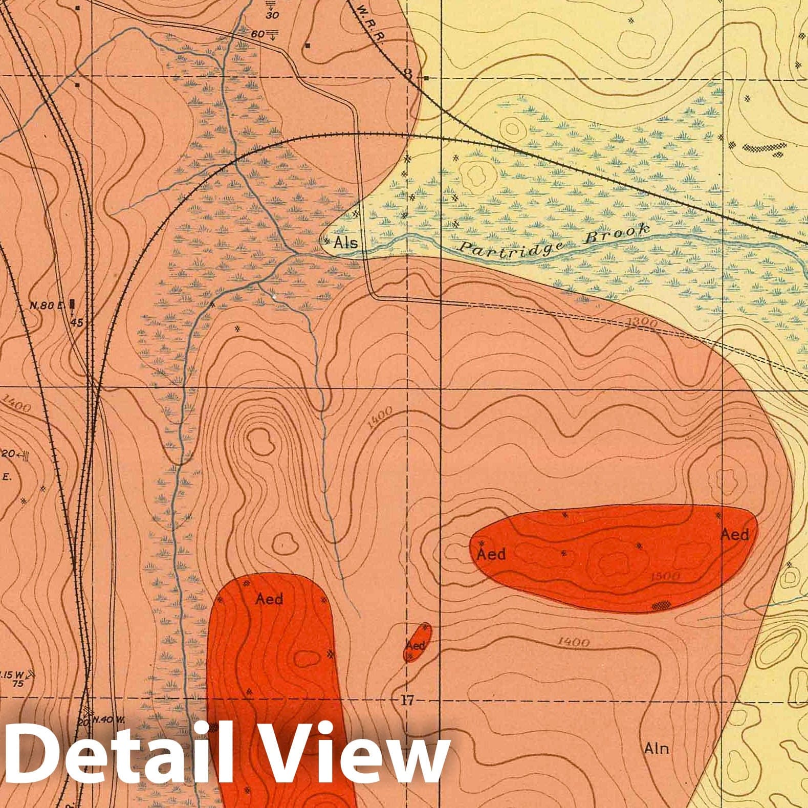 Marquette Iron-Bearing District, Michigan - Detailed Geology Sheet XXXI, 1896
