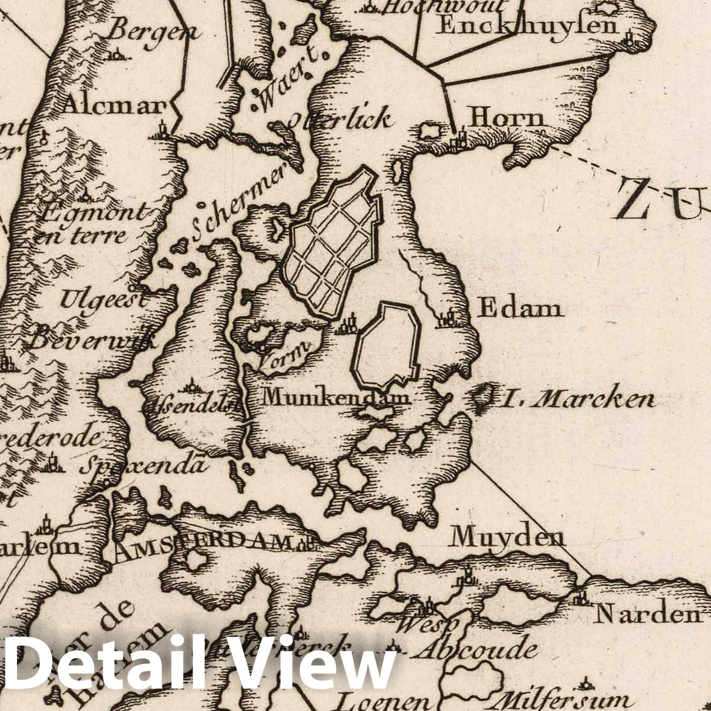 Holland County - Nautical Chart, 1764 - Historical Map Print