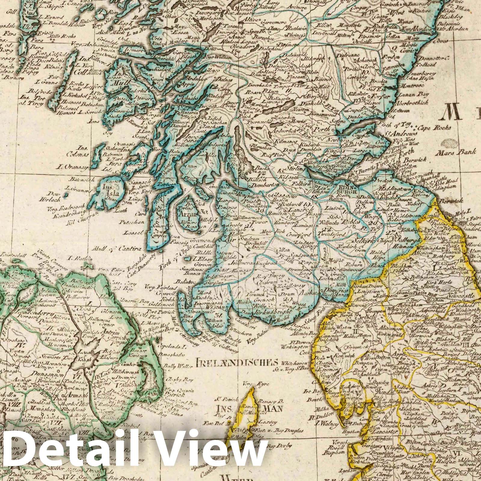 Great Britain and Ireland, 1817 - Historical Map Print