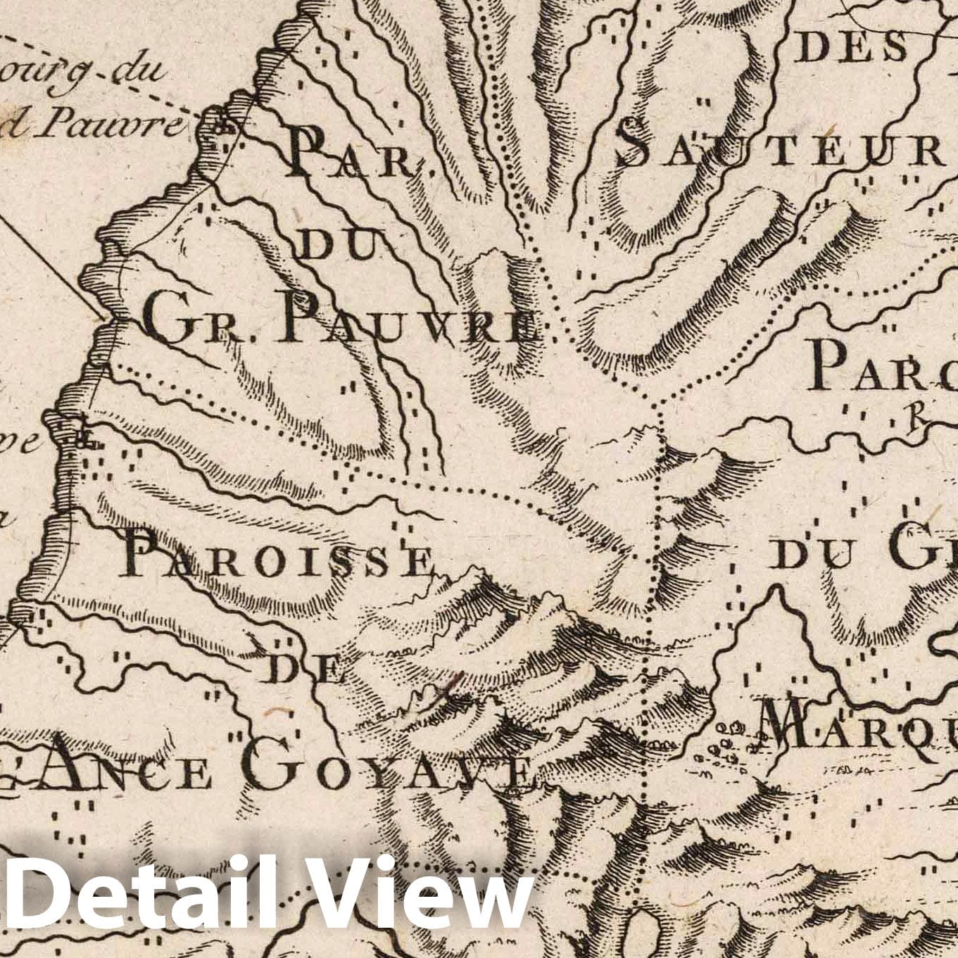 Grenada - Nautical Chart, 1764 - Bellin Maritime Map Print