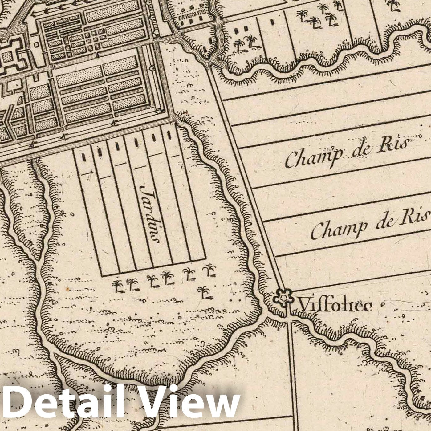 Jakarta (Batavia), Indonesia - Nautical Chart, 1764 - Historical Map Print