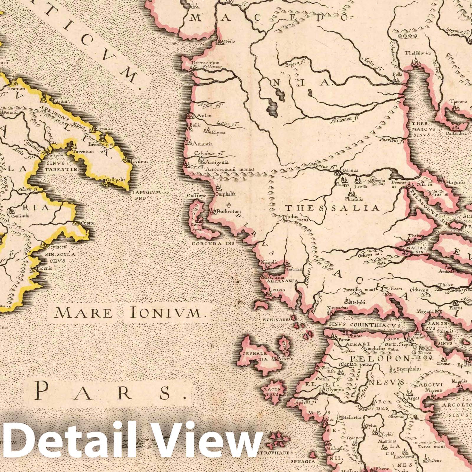Empire of Charlemagne, 1697 - Historical Map Print