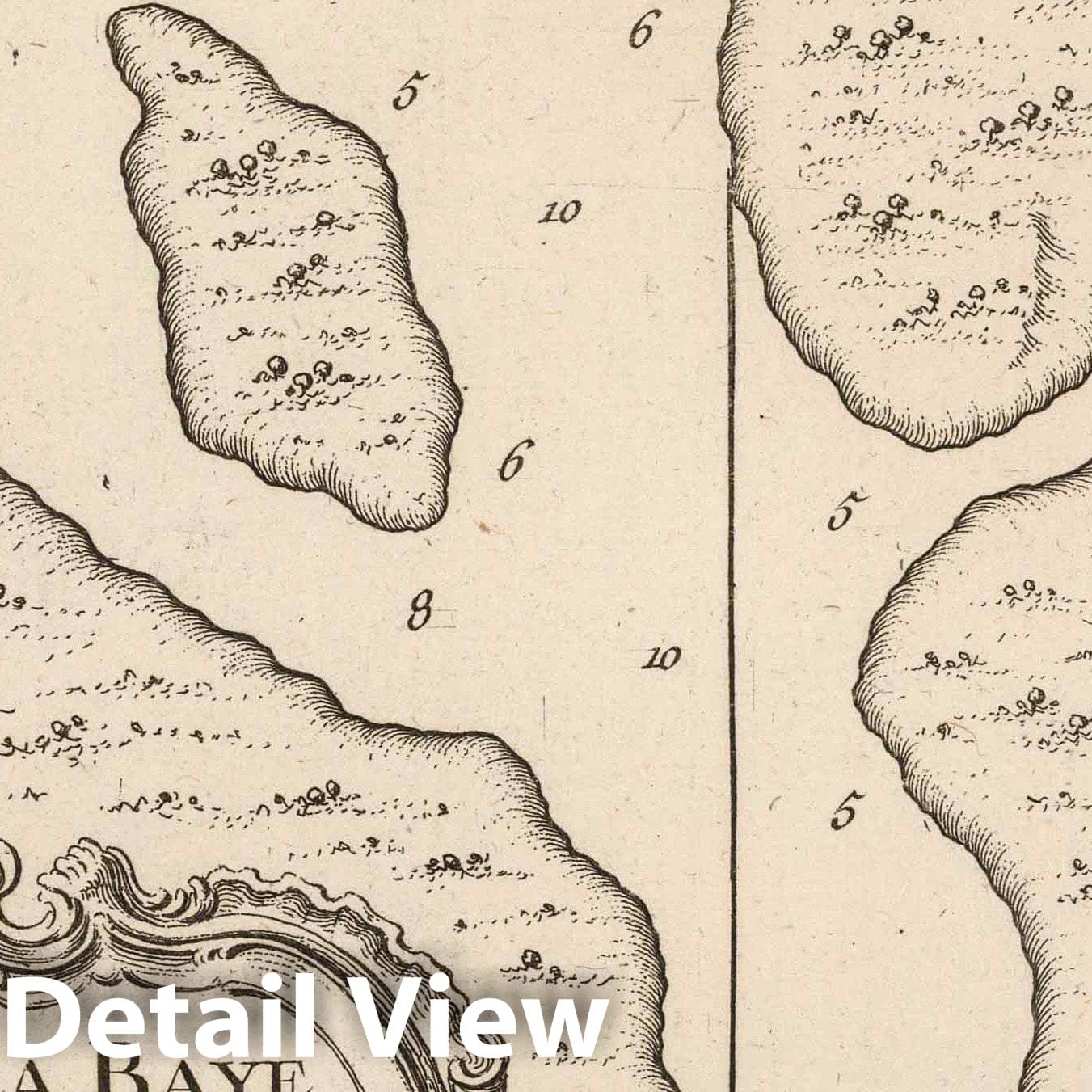 Santiago de Cuba - Nautical Chart, 1764 - Historical Map Print