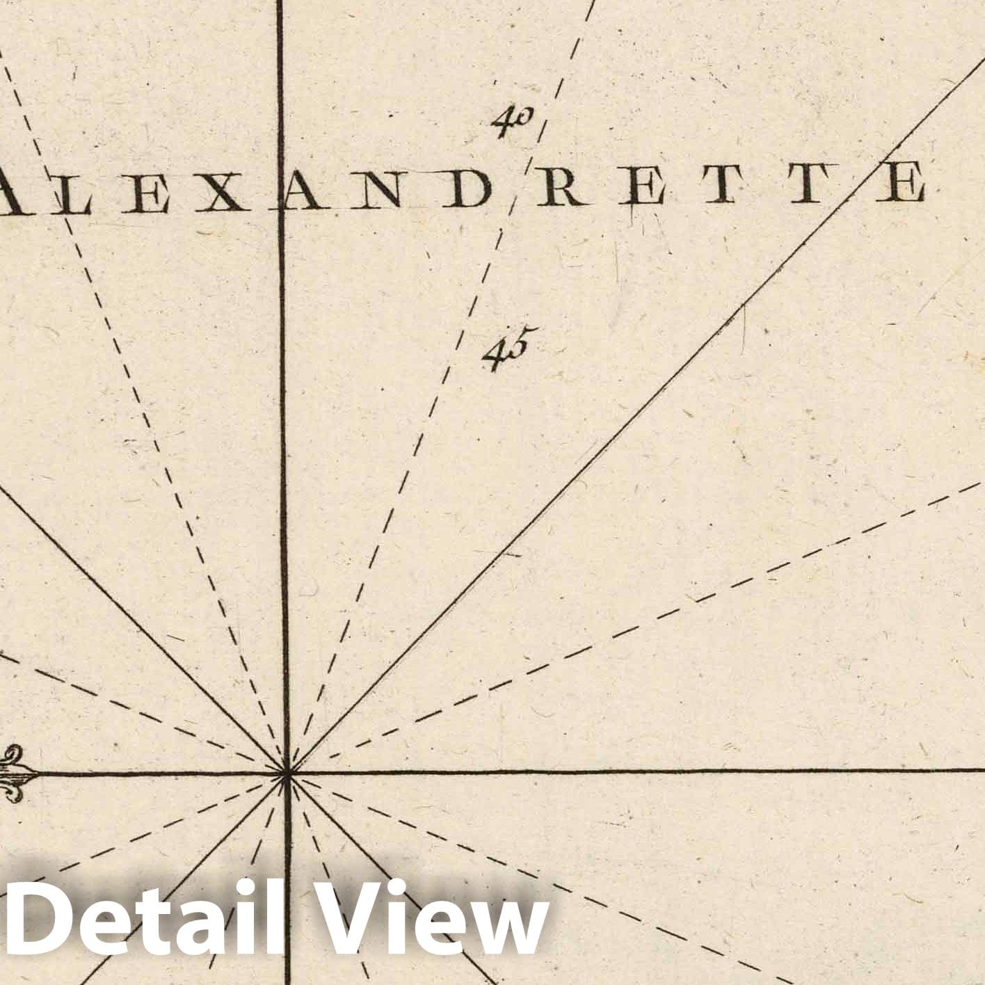 Gulf of Alexandria, Egypt - Nautical Chart, 1764 by Bellin