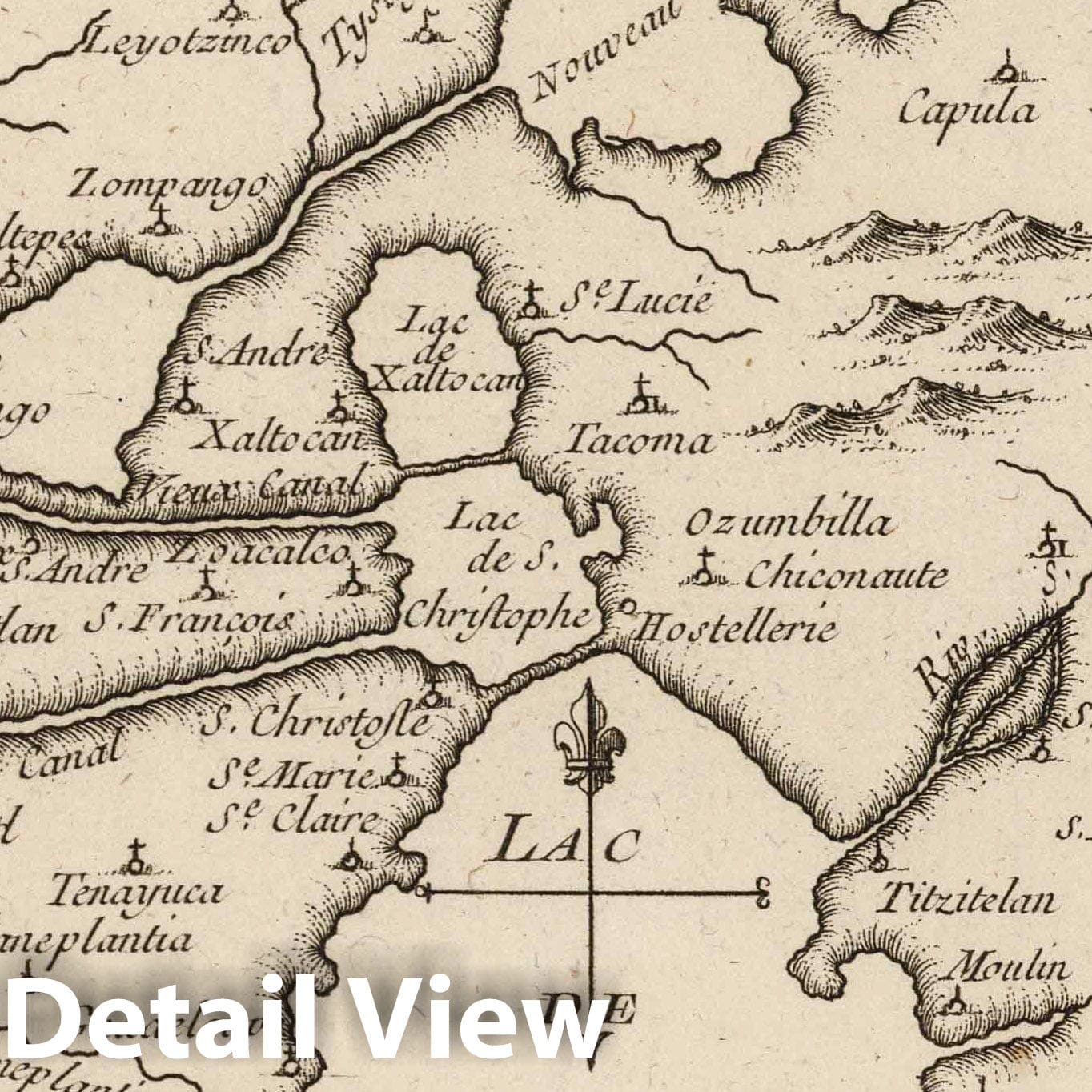 Mexico - Nautical Chart, 1764 - Historical Map Print