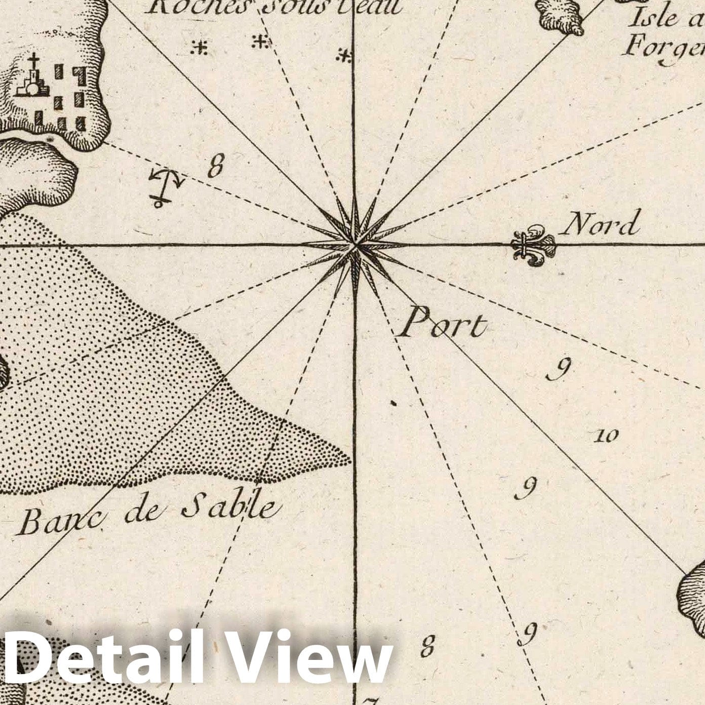 Saint Francis River Nautical Chart 1764 by Bellin - Historical Map Print