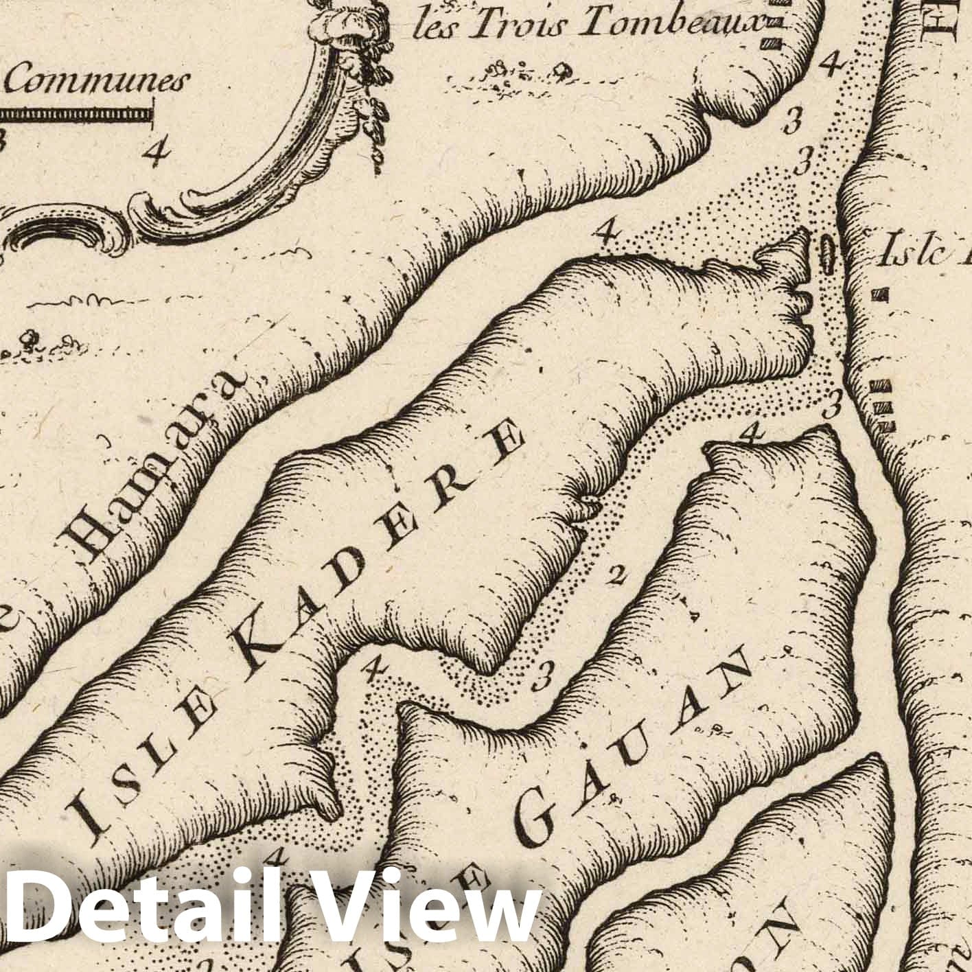 Euphrates River Mouths, Iraq - Nautical Chart, 1764 - Bellin Map Print