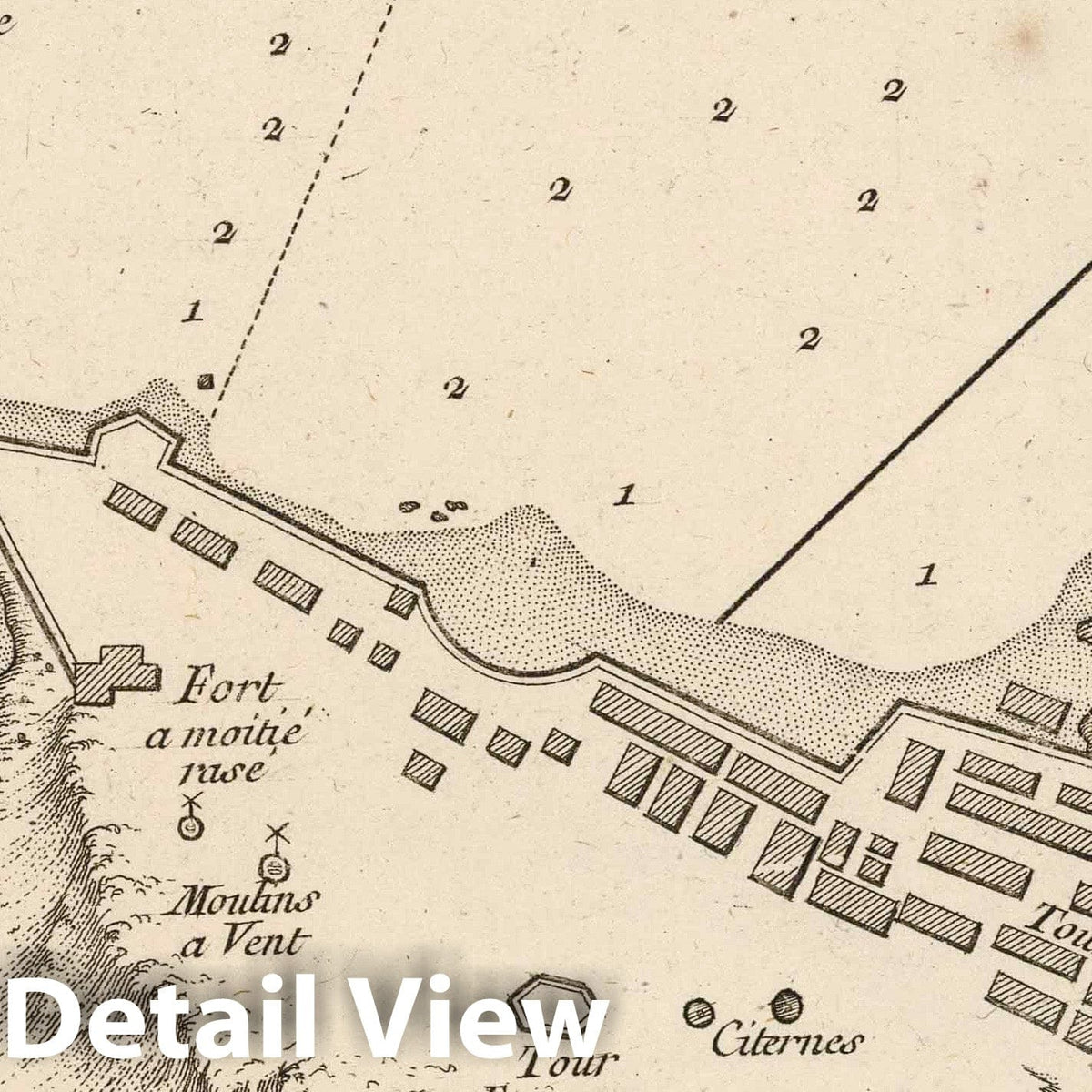 Tabarca Island, Barbary Coast - Nautical Chart, 1764