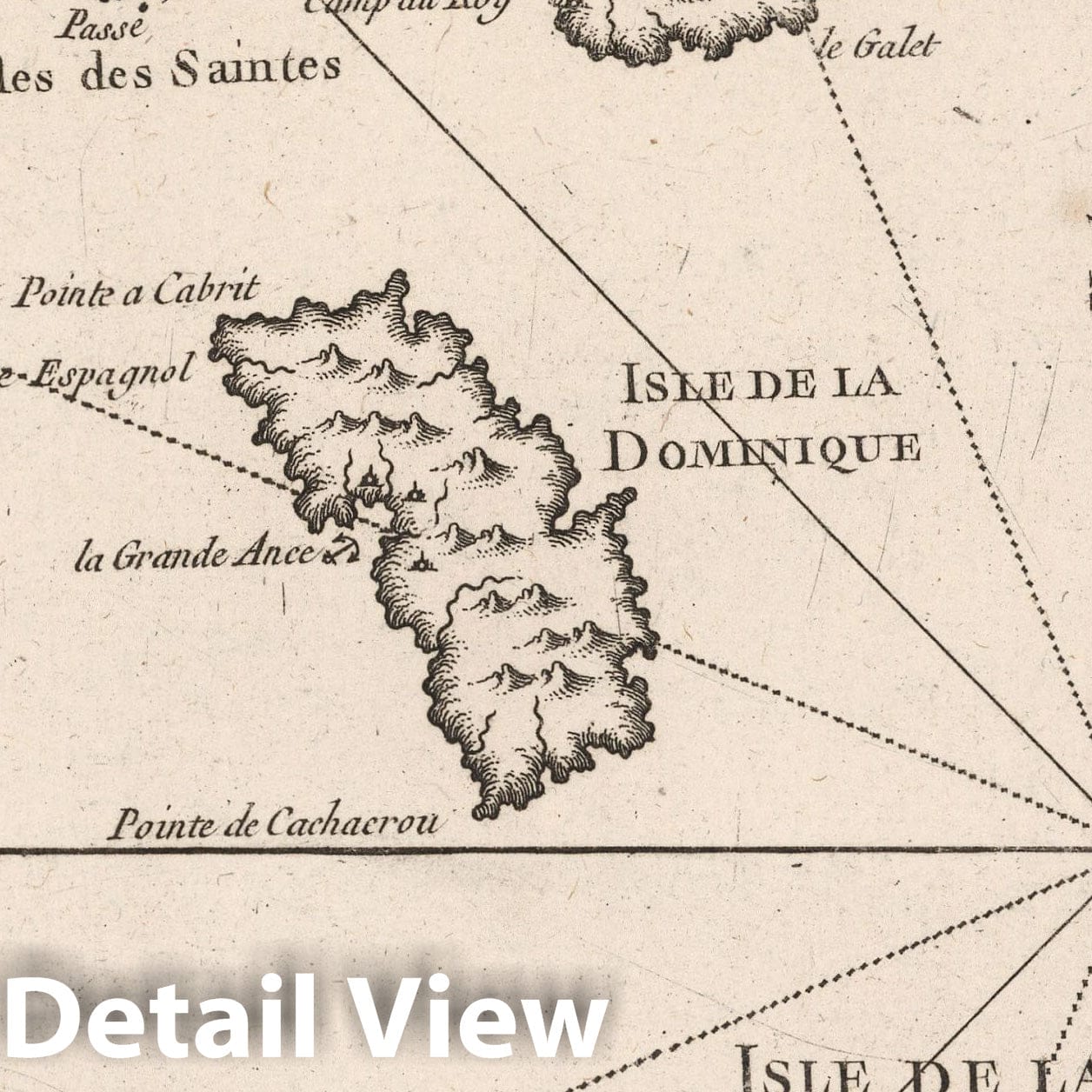 Suite des isles Antilles, 2 partie - Nautical Chart, 1764 - Bellin Map Print