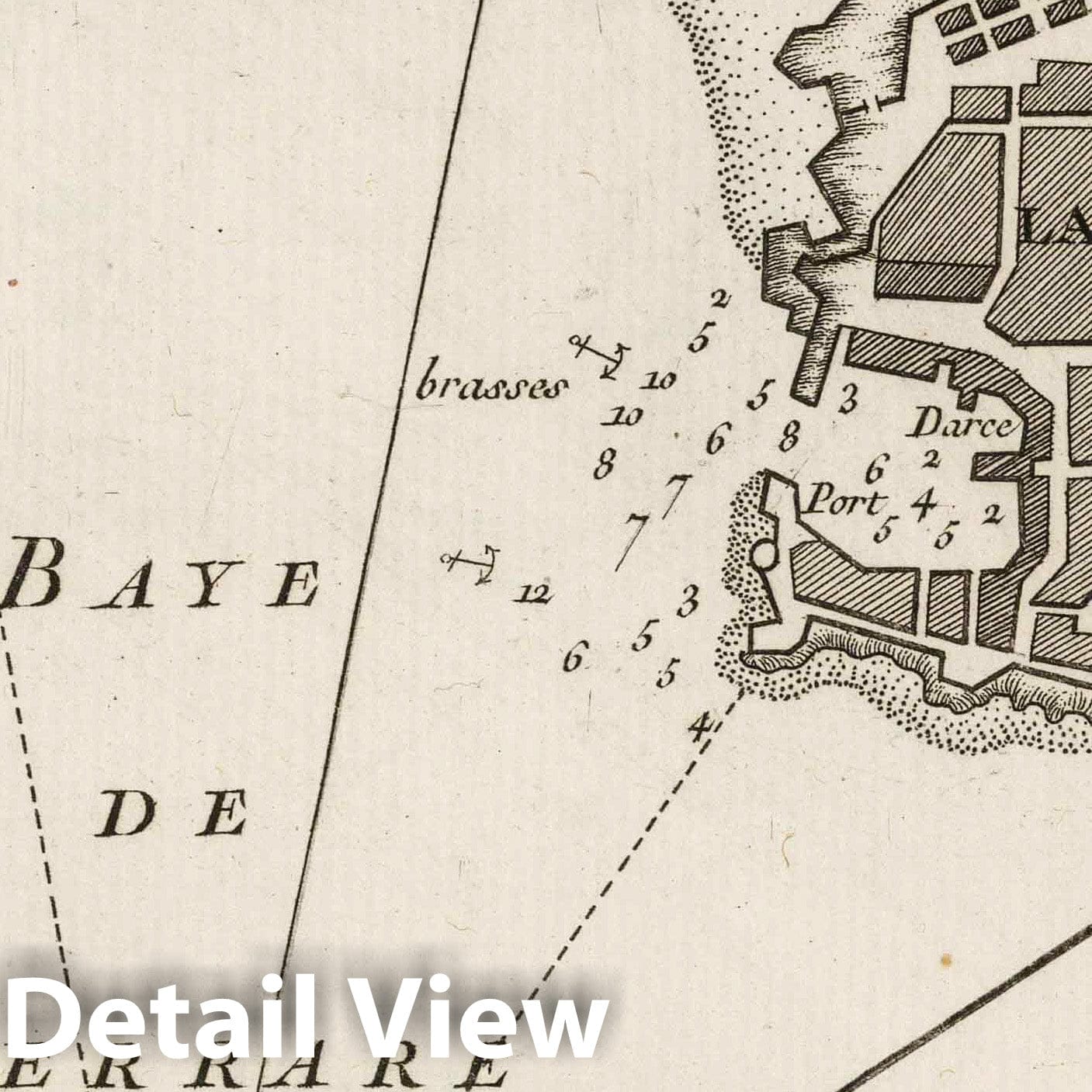 Portoferraio, Elba, Italy - Nautical Chart, 1764 - Historical Map Print