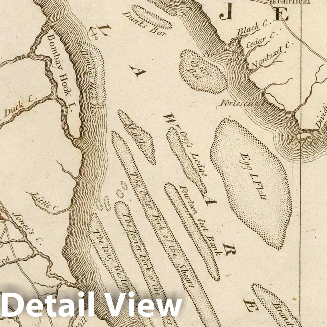 Delaware, 1811 - Historical Map Print from Carey's General Atlas