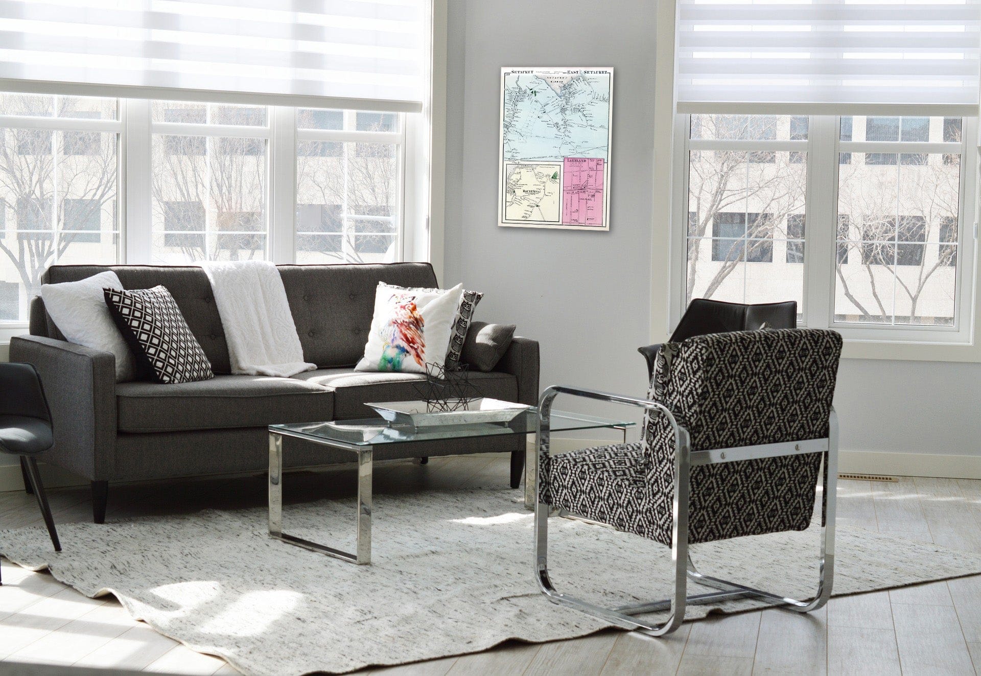 Setauket, East Setauket, and Mount Sinai, Long Island - Property Map, 1873