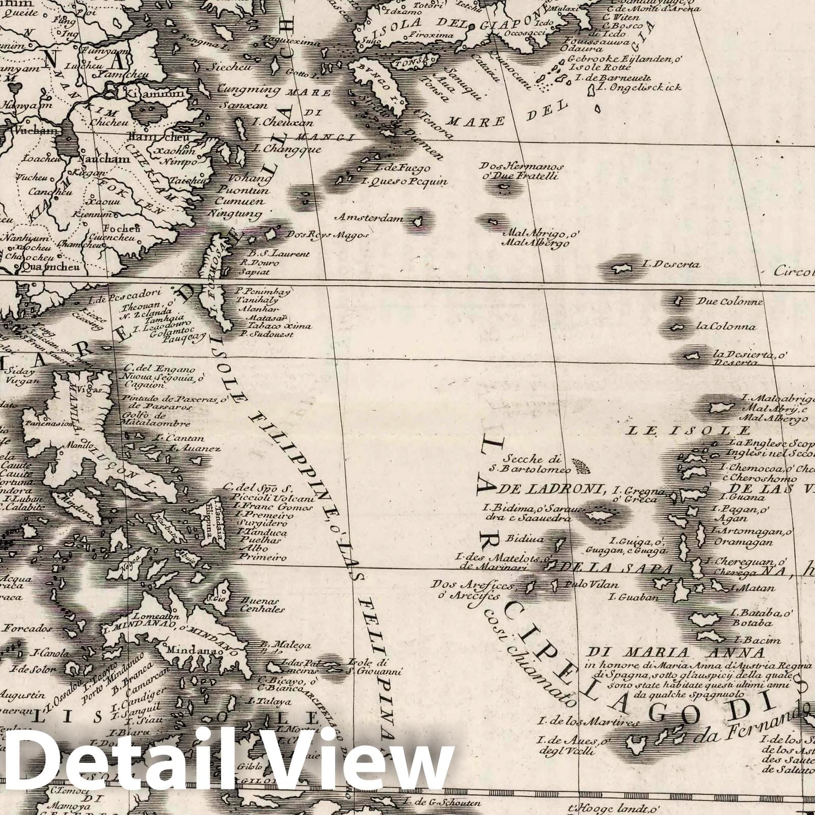 East Asia - River Map, 1693 - Coronelli Atlante Veneto