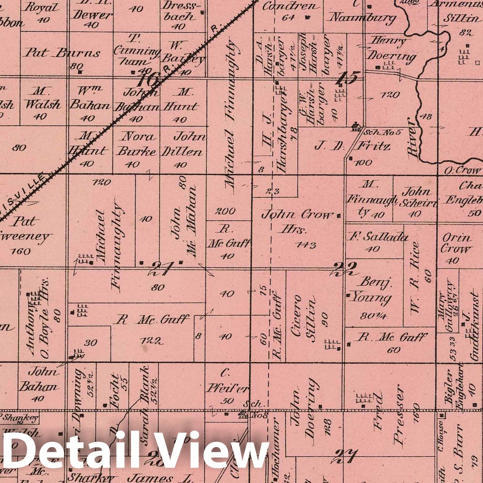 Moulton Township, Auglaize County, Ohio - Property Map, 1880