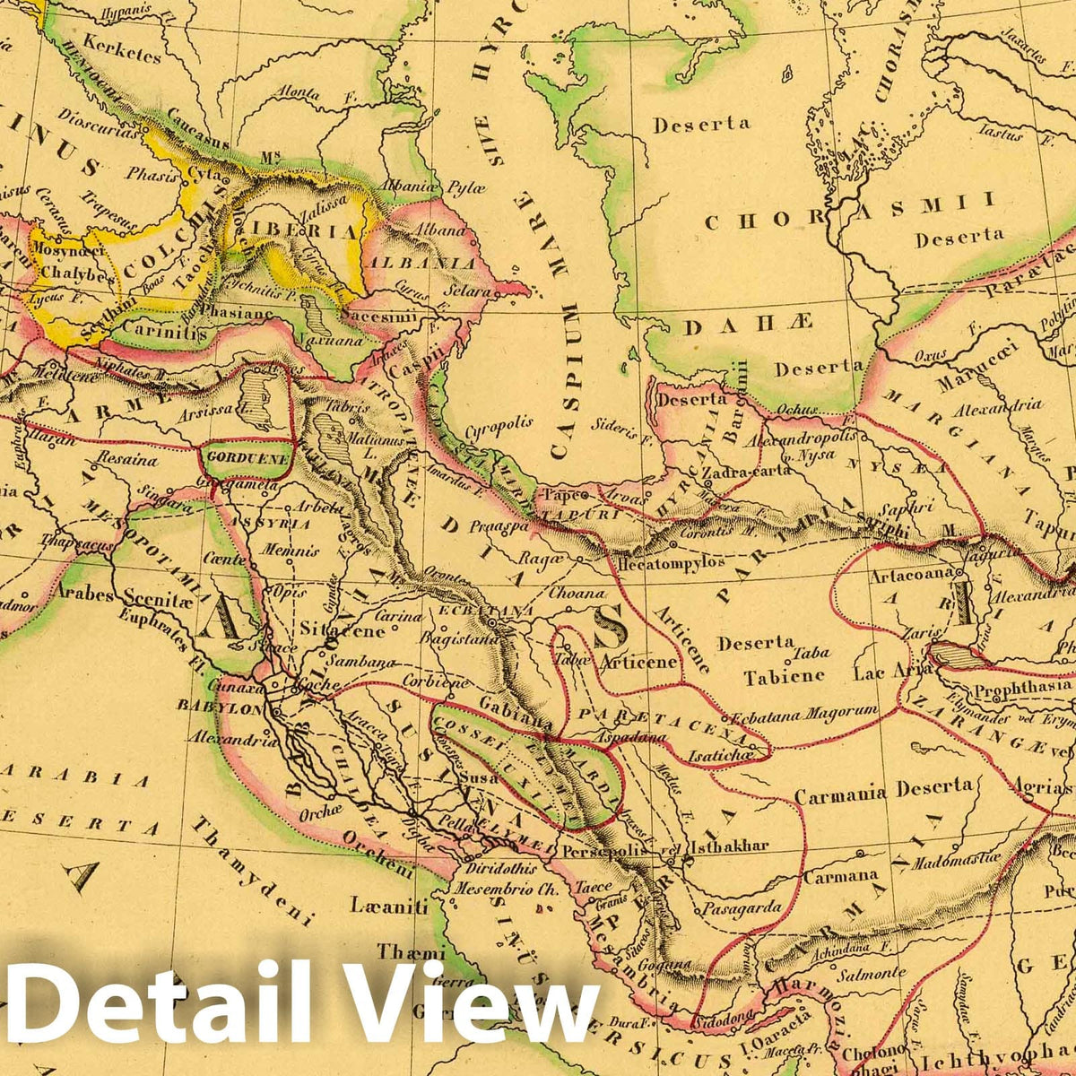 Empire of Alexander - River Map, 1837 - Historical Map Print