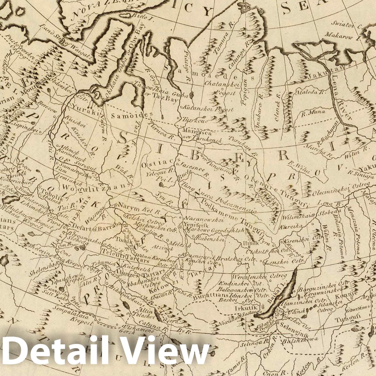 Russian Empire in Europe and Asia, 1811 - Historical Map Print