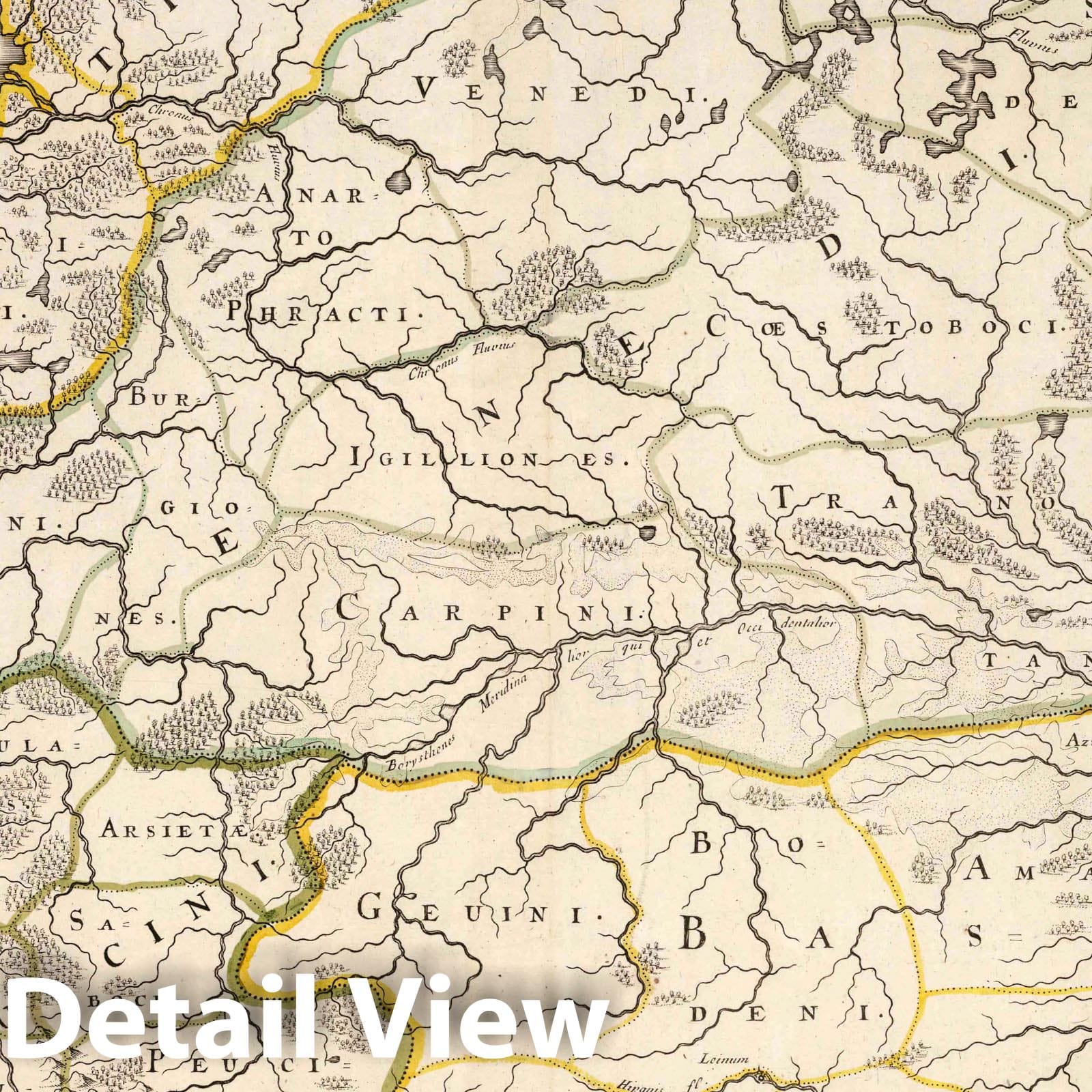 Historic Map : 1703 Sarmatia. - Vintage Wall Art