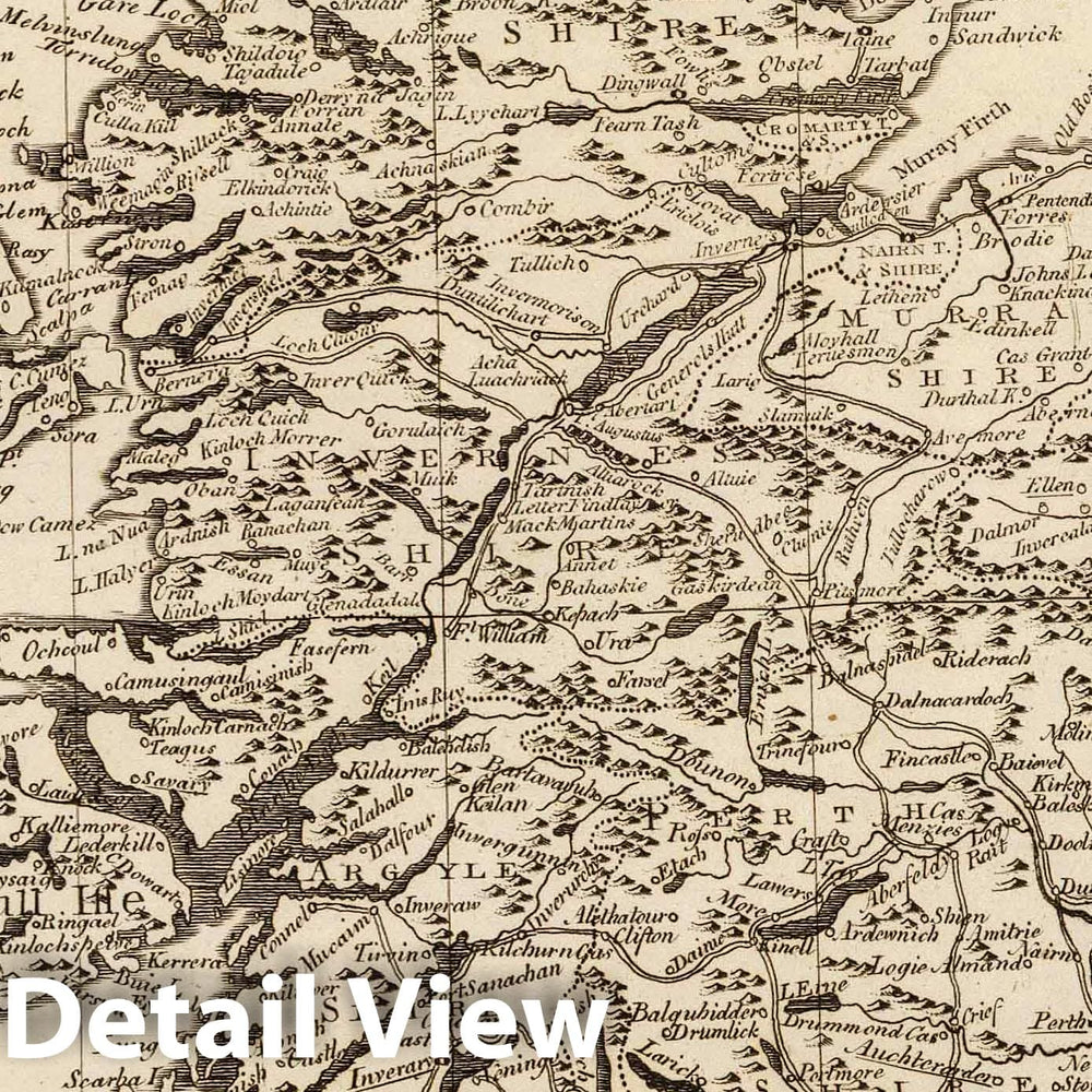Historic Map : 1811 Scotland. v3 - Vintage Wall Art