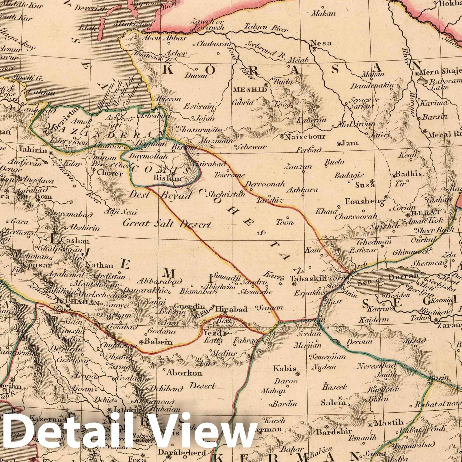 Iran, 1808 - Historical Map Print from Smith's New General Atlas
