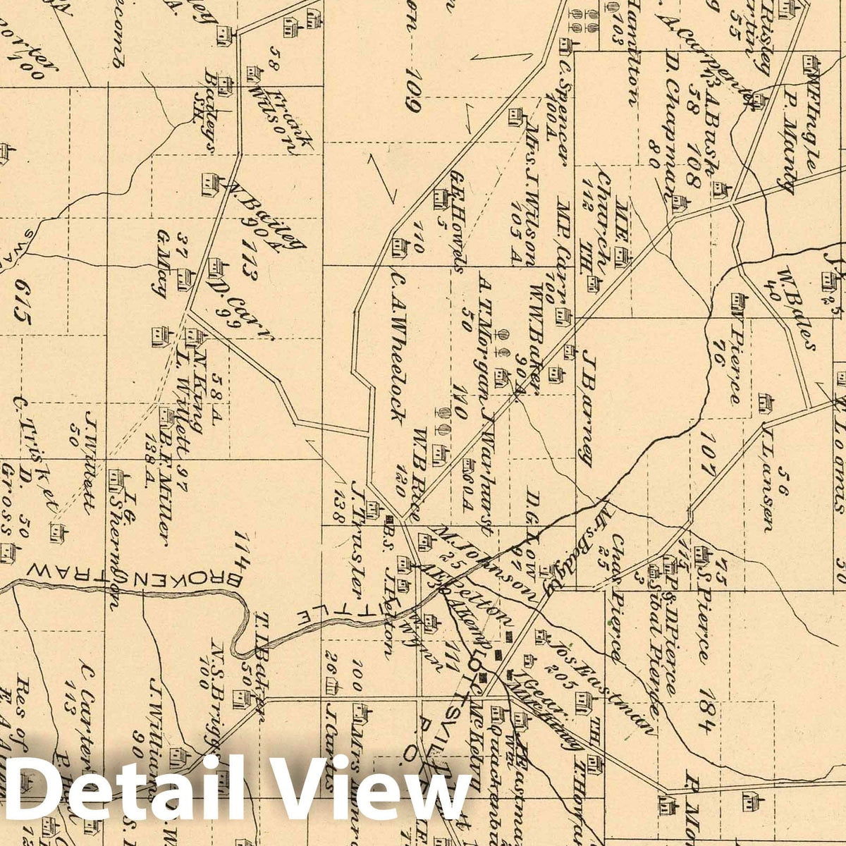 Freehold, Warren County, Pennsylvania - Property Map, 1878