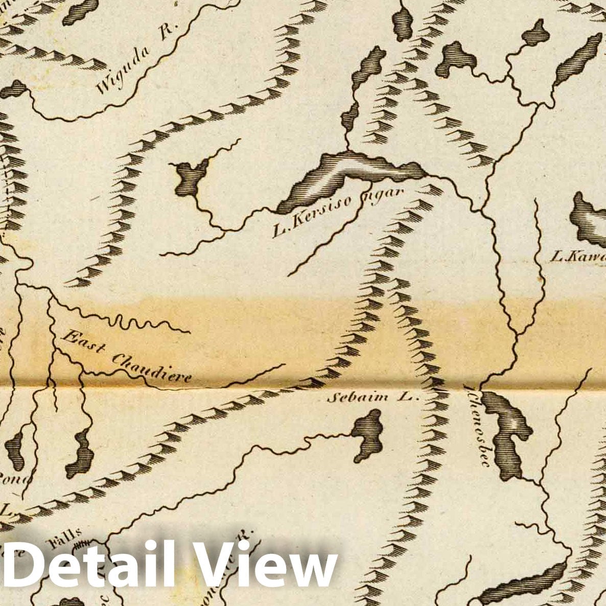 Maine - Nautical Chart, 1796 - Historical Map Print