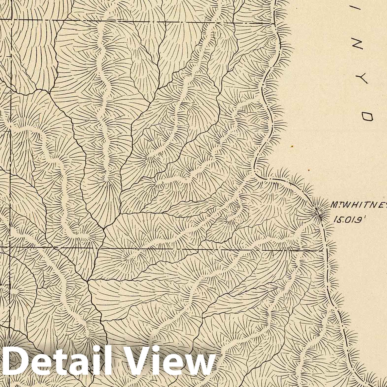 Tulare County, California - Survey Map, 1892