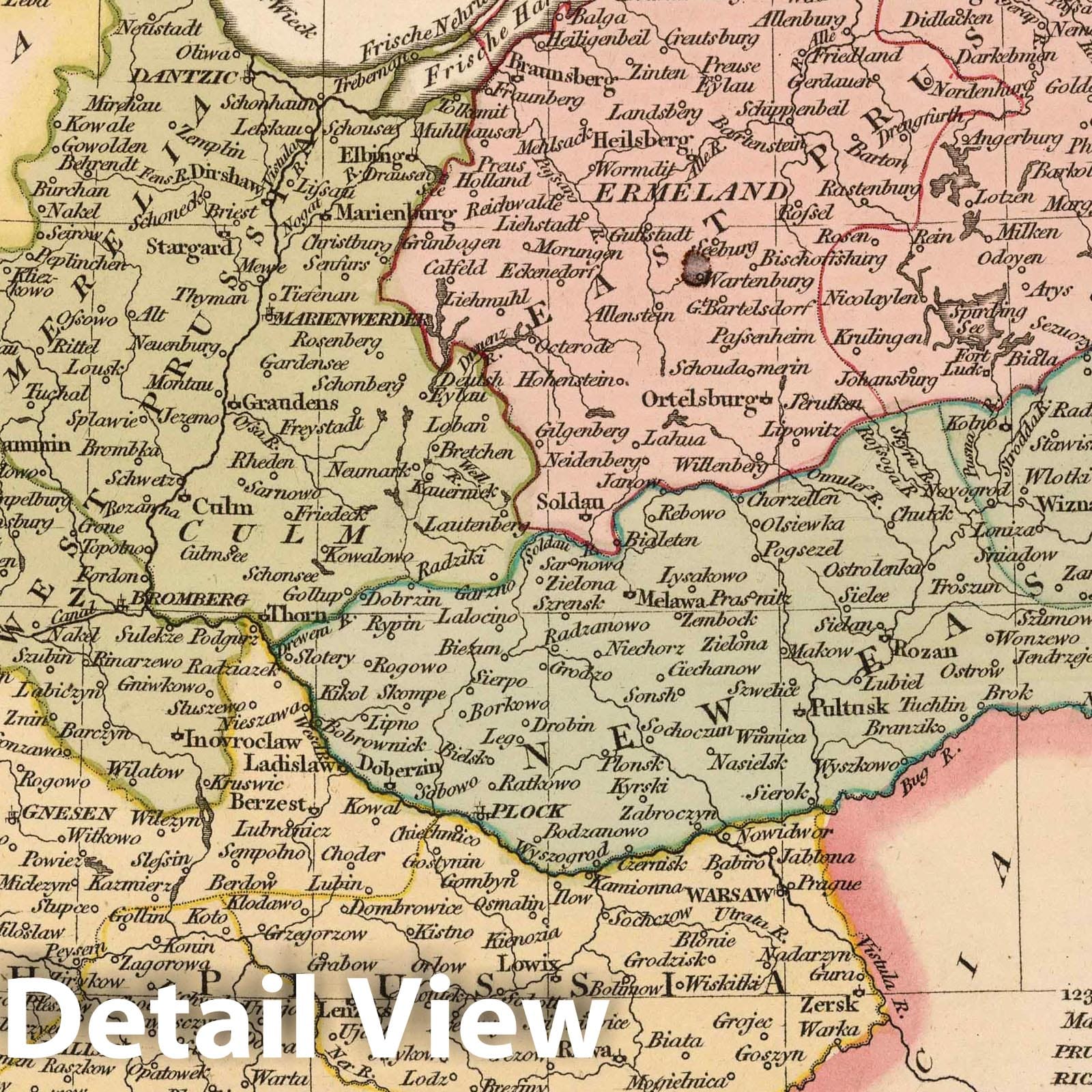 Prussia, 1808 - Historical Map Print