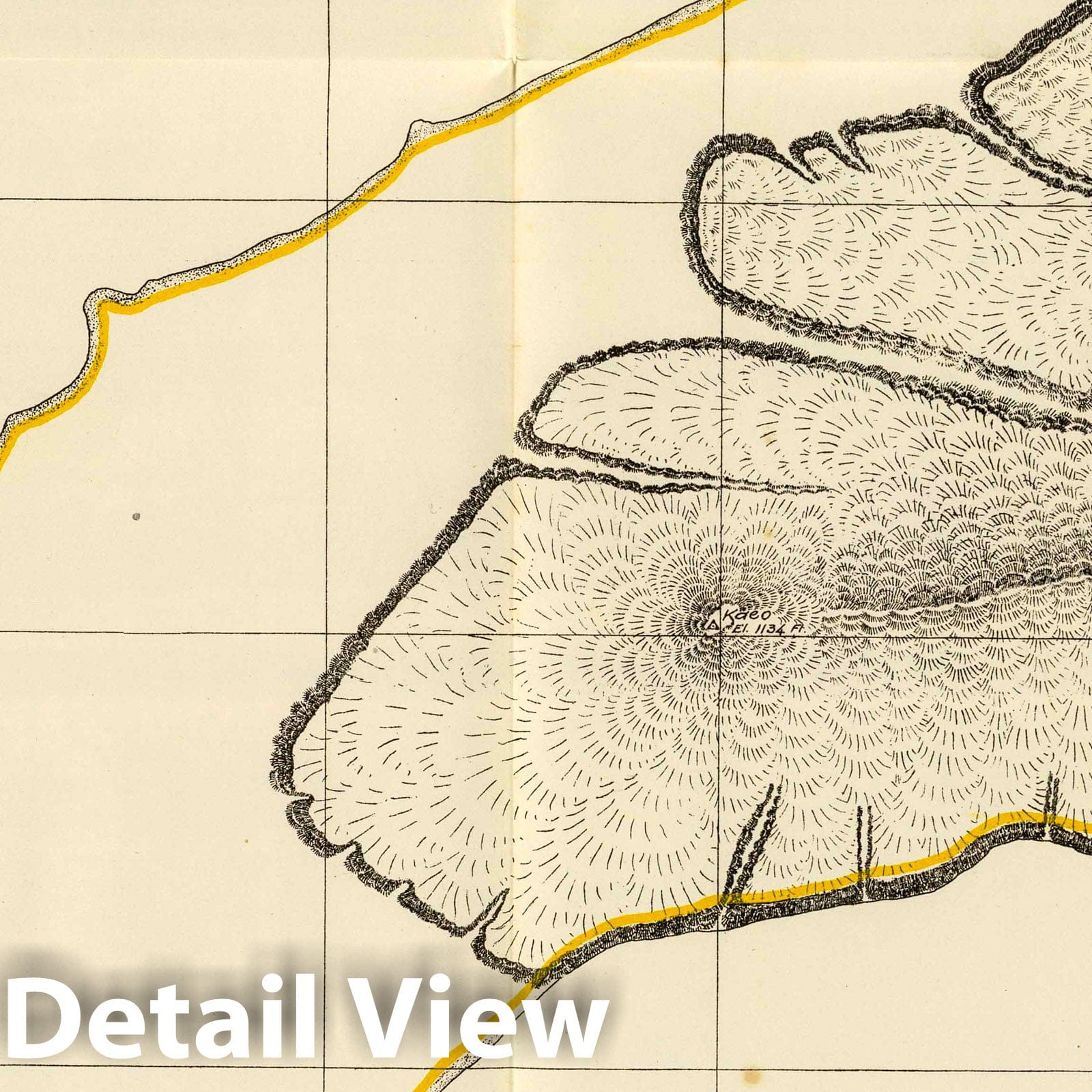 Niihau, Hawaiian Islands - Survey Map, 1906