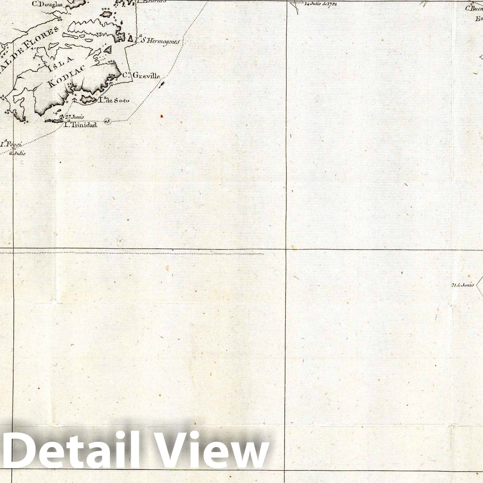 Pacific Northwest Coast: Alaska, British Columbia and Vancouver Island, 1802 - Historical Nautical Map Print