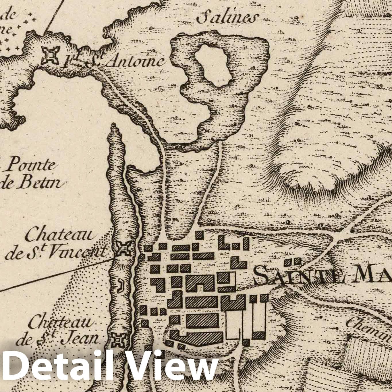 Plan of Santa Marta Bay and Coast, Colombia - 1764 Nautical Chart