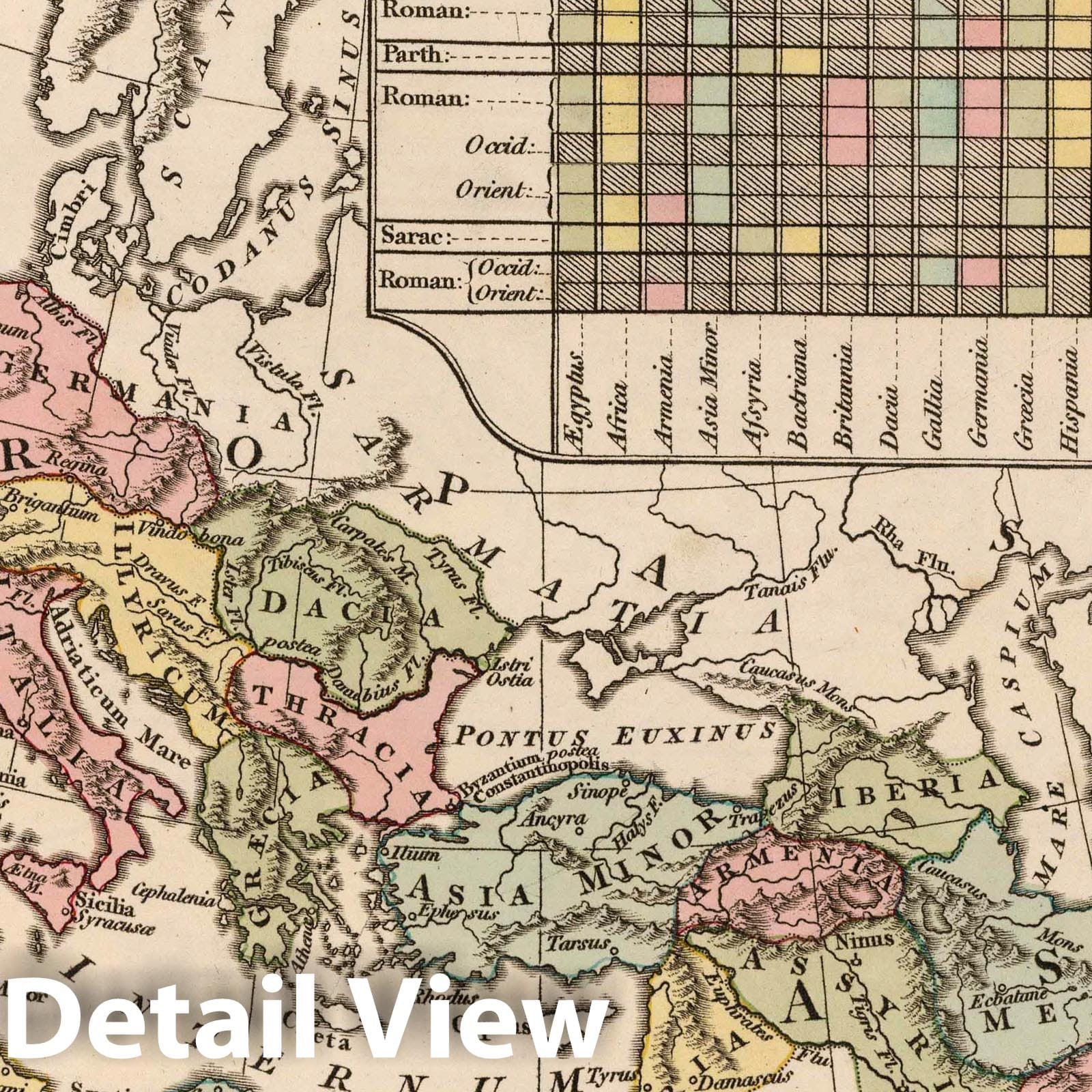 Ancient Empires, 1821 - Historical Map Reproduction