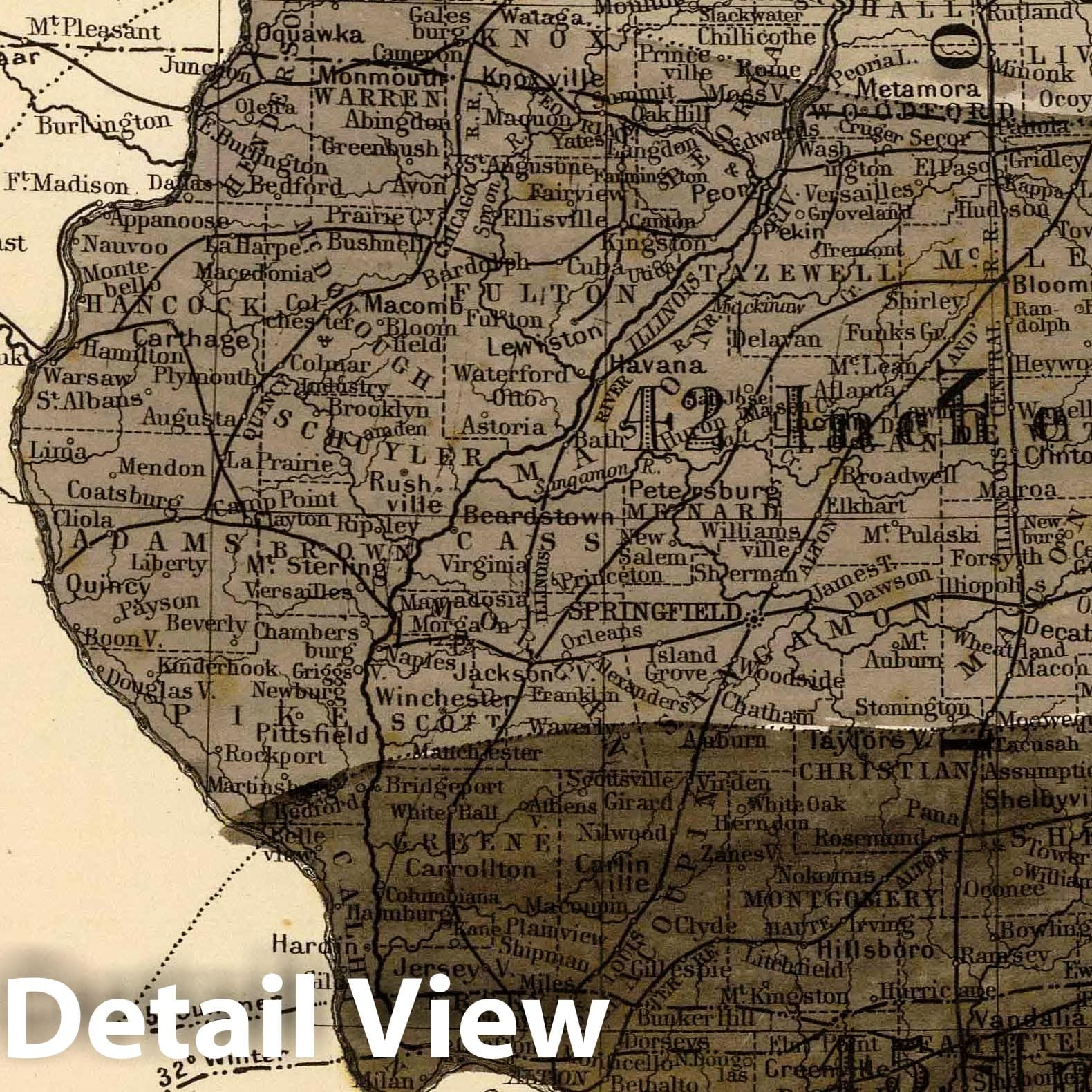 Illinois Climatological Map, 1870 - Historical Map Reproduction