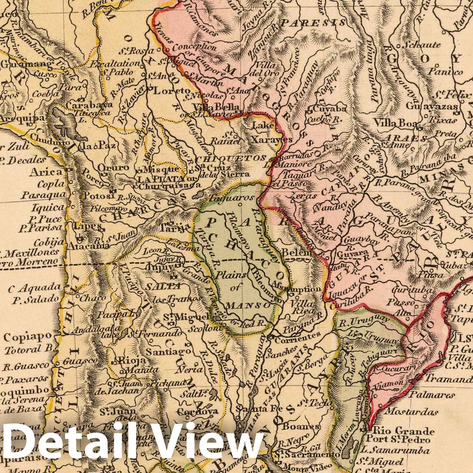 South America, 1806 - Historical Map Print