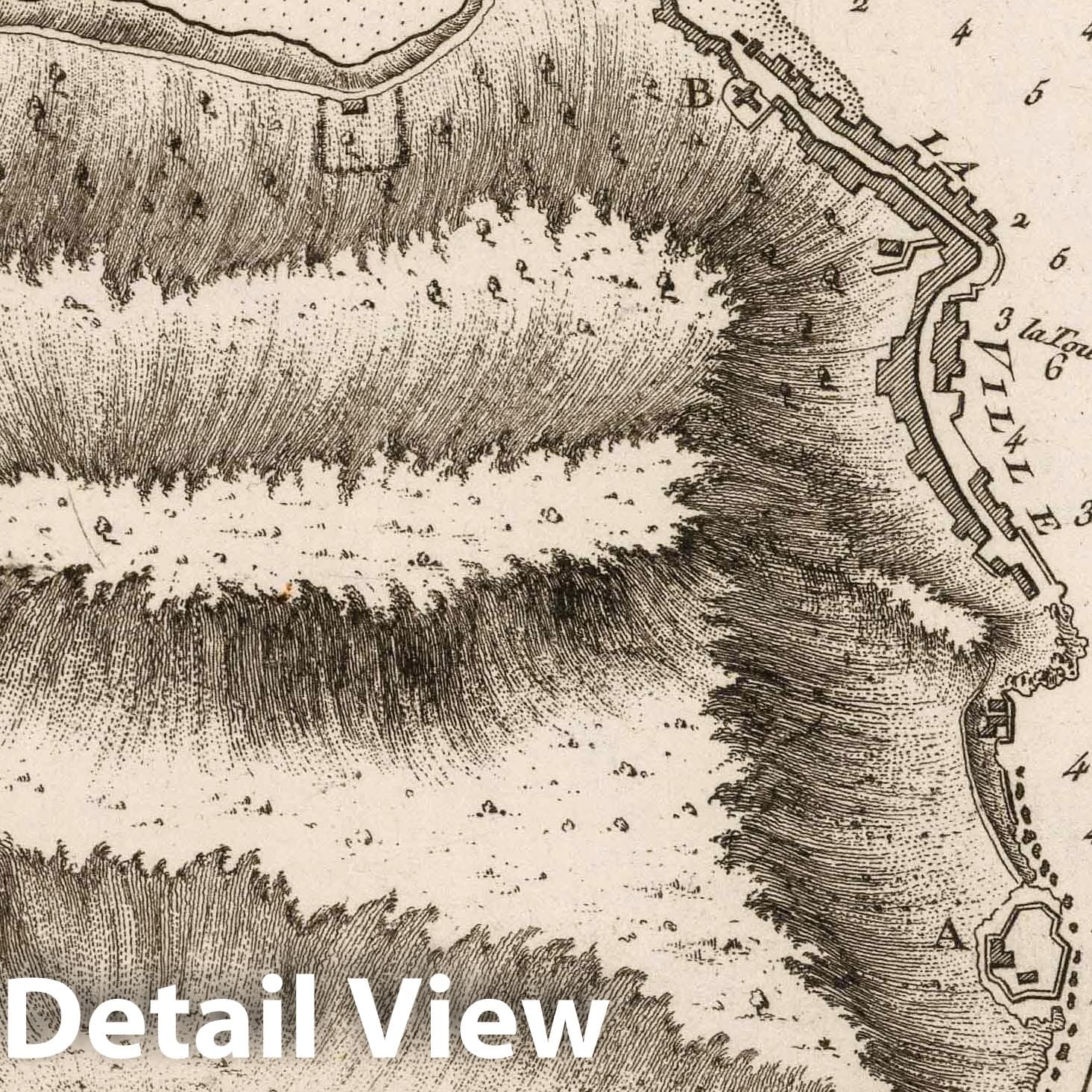 Port du Passage - Nautical Chart, 1764 - Historical Map Print