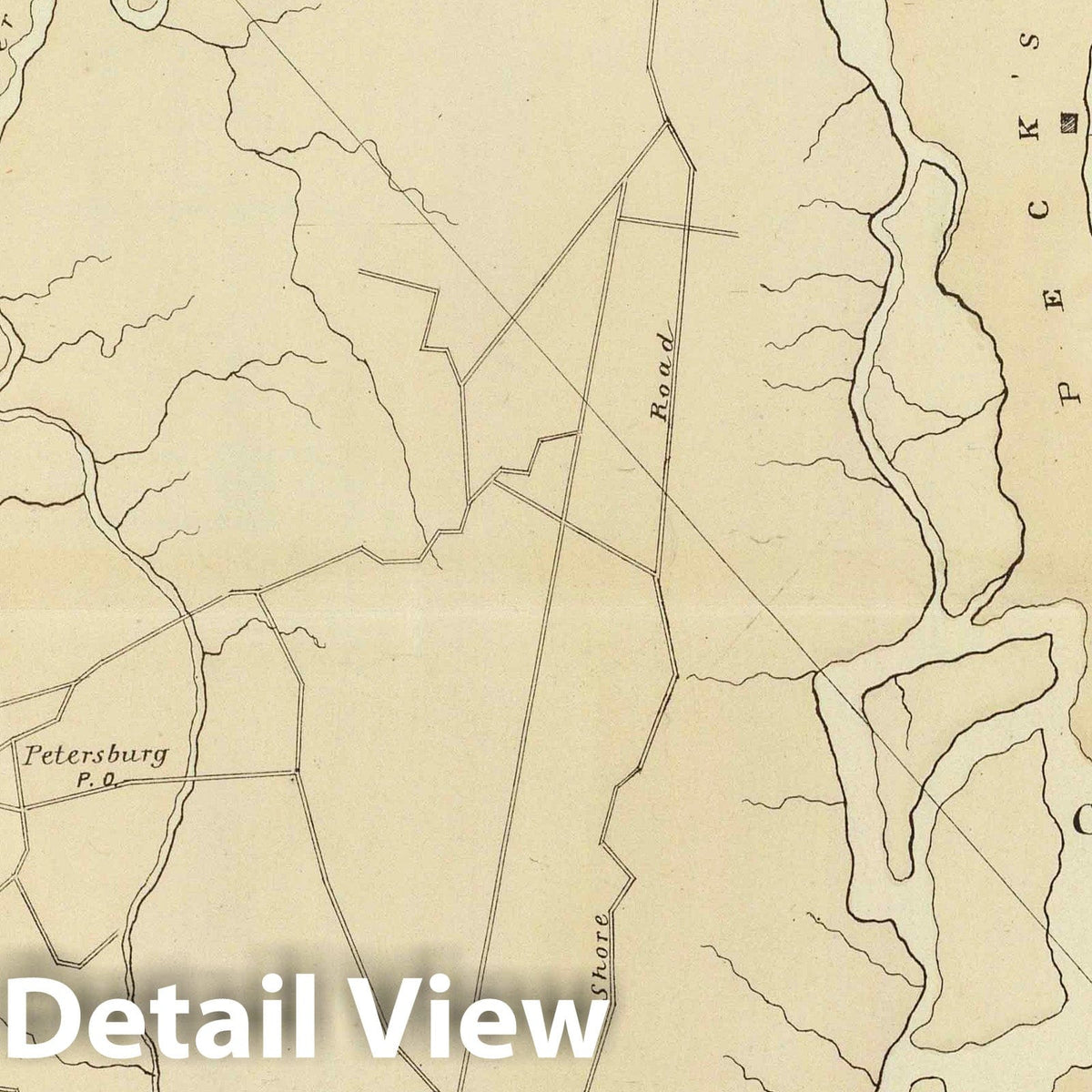 Absecon Beach to Sea Island, New Jersey Coast Map, 1878 - Historical Map Print