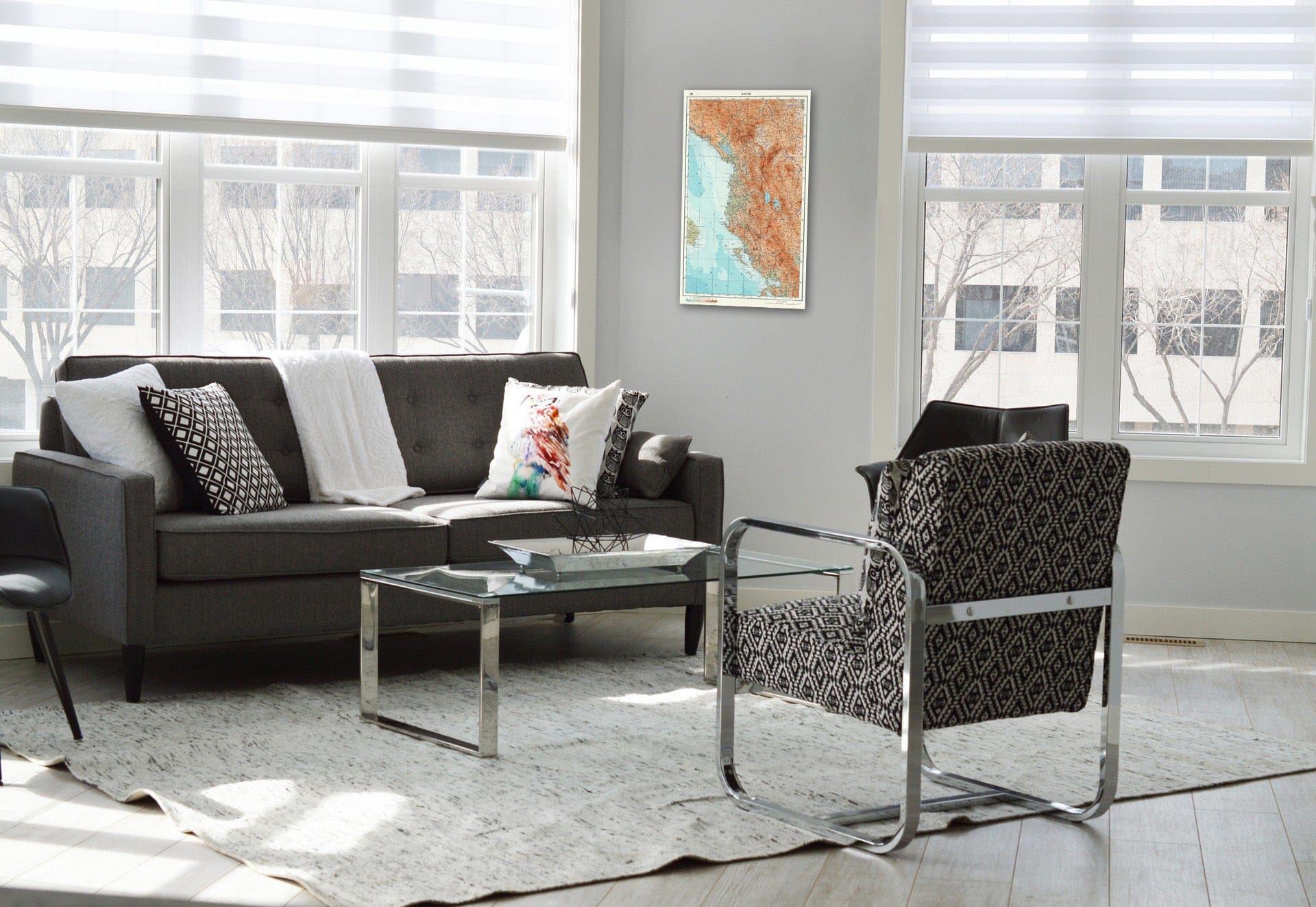 Historic Map : 1967 98. Albania. The World Atlas. - Vintage Wall Art