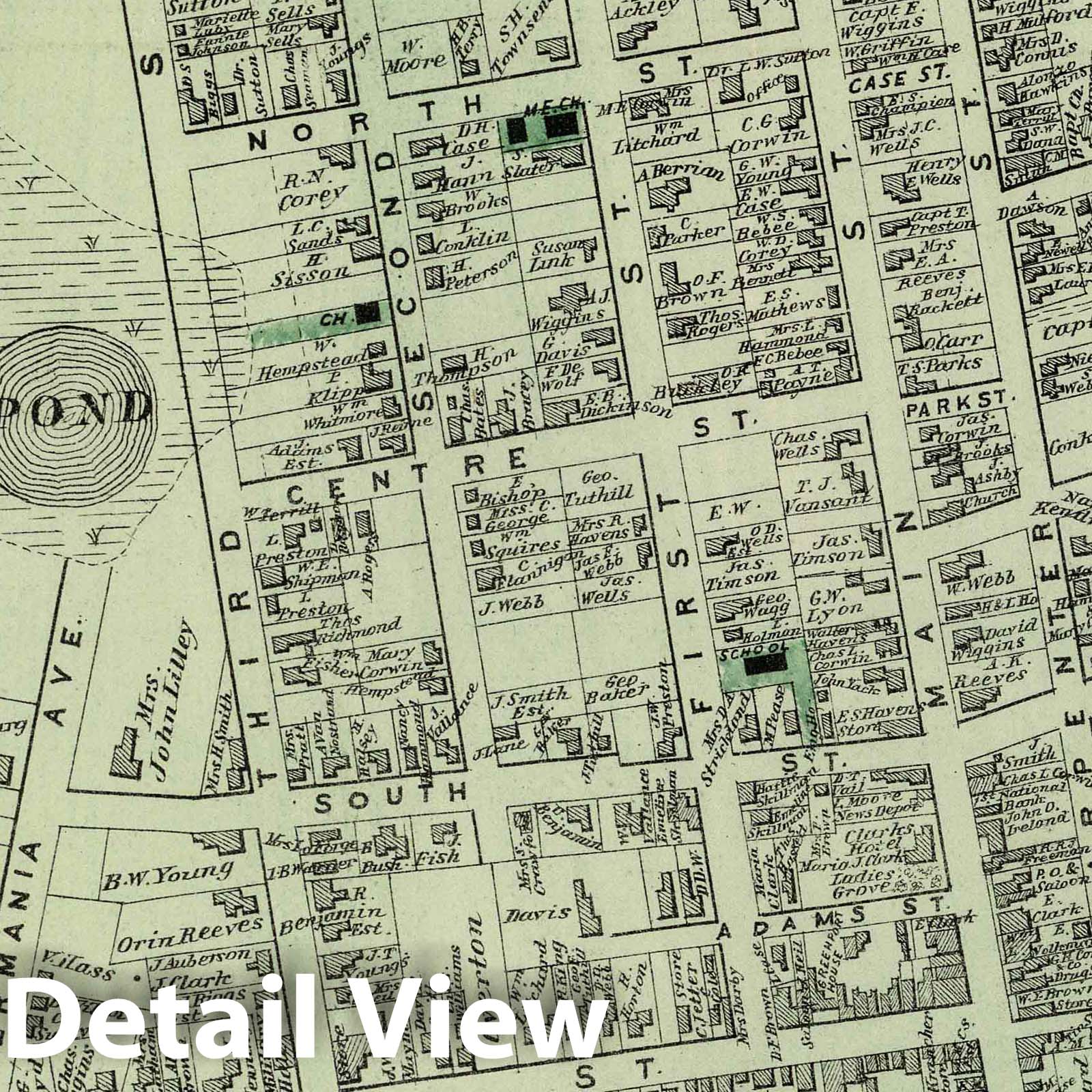 Greenport, Town of Southold, Suffolk County, New York - Property Map, 1873