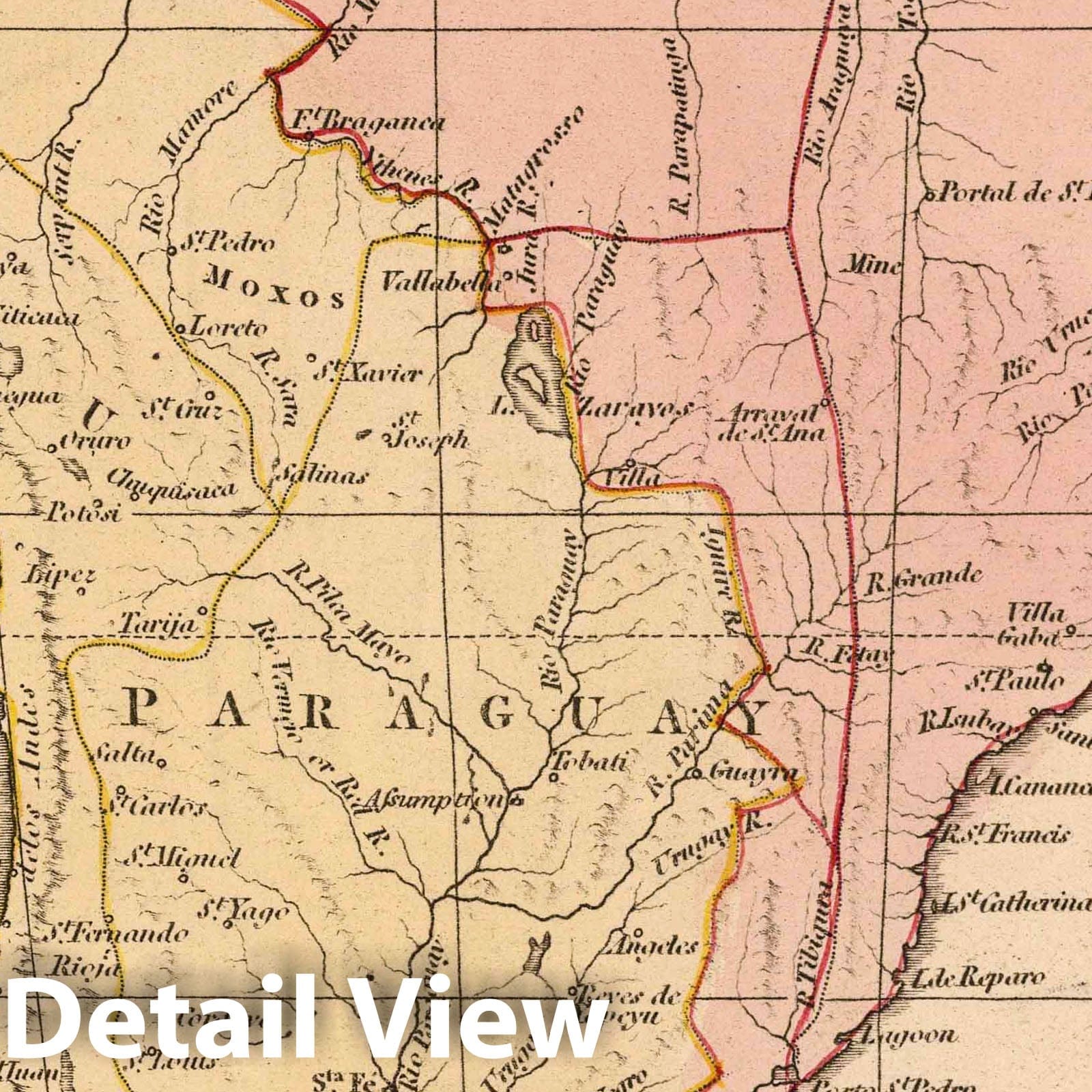 South America, 1794 - Historical Map Print