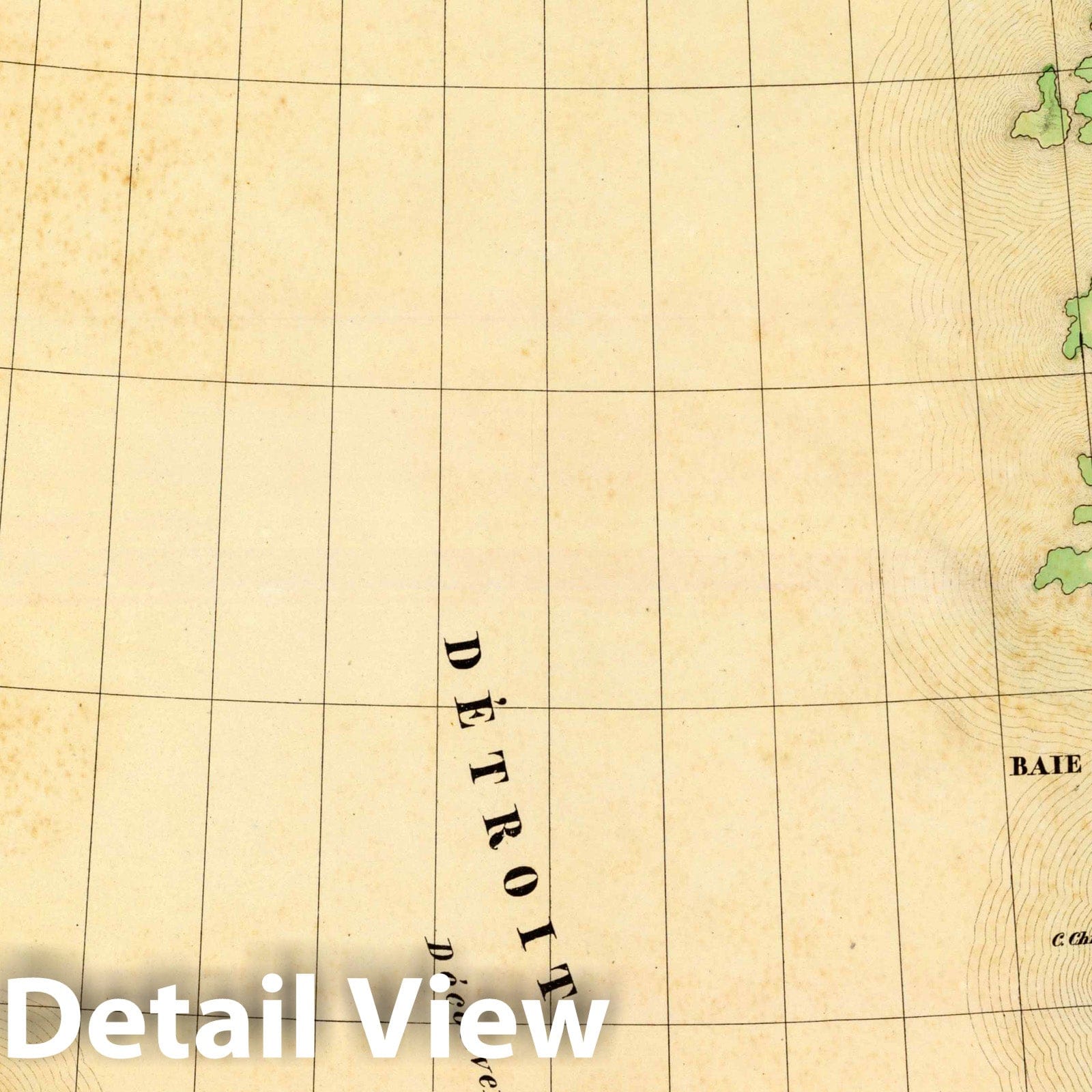 Davis Strait Region, 1827 - Historical Map Print