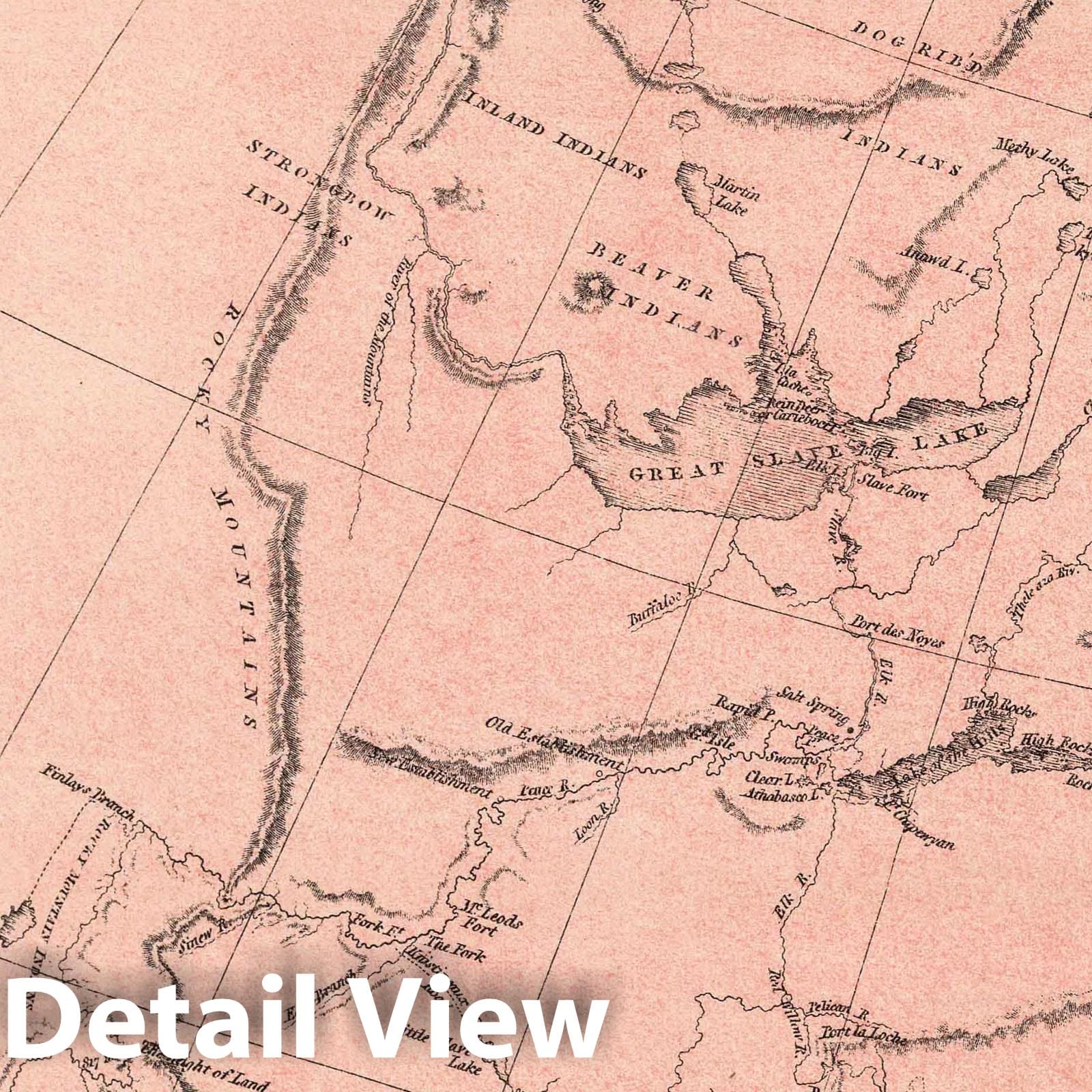 British Possessions in North America: Alaska and British Columbia - Boundary Map, 1818